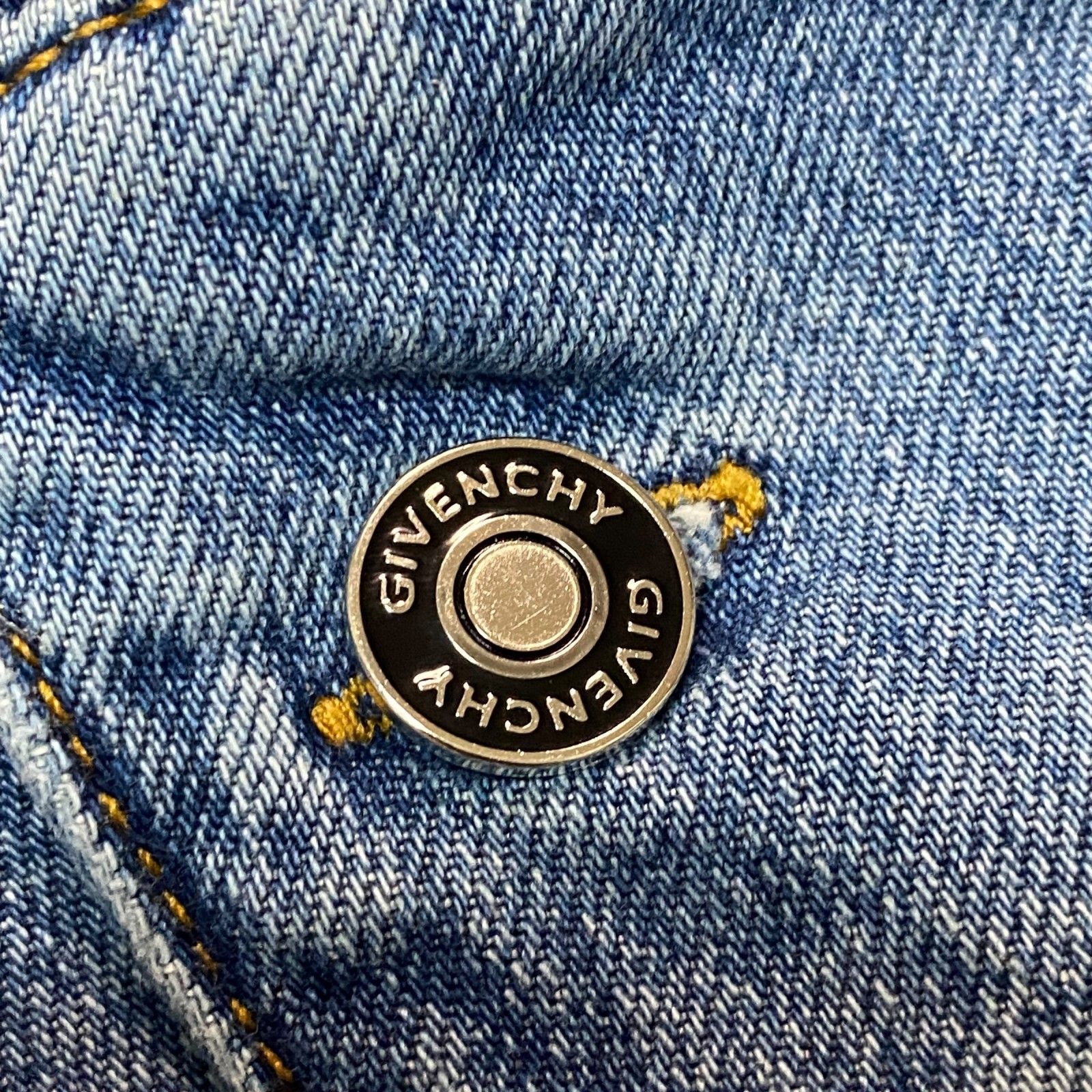 新品同様 ジバンシー GIVENCHY レディース ウォッシュド デニム ミニ  