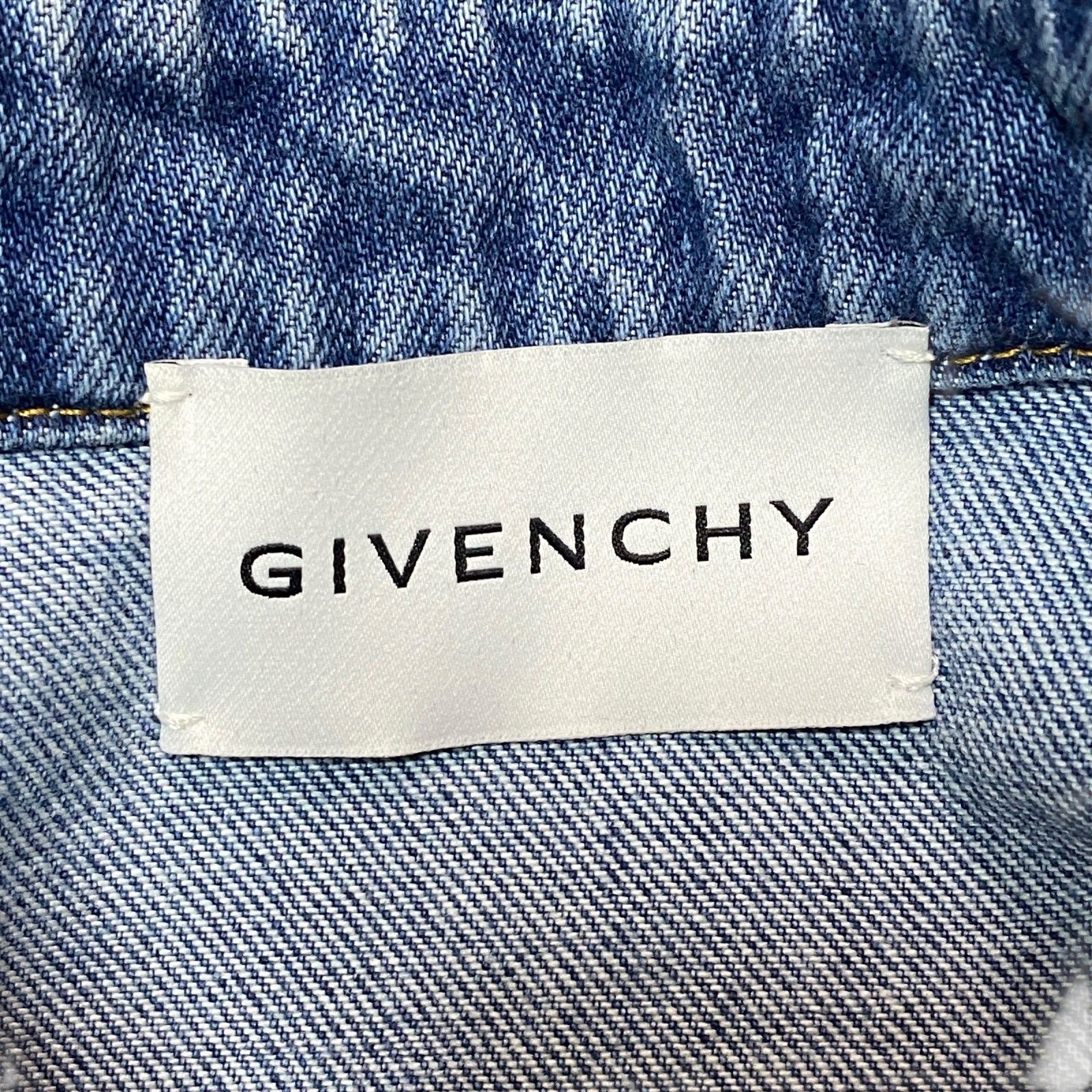 新品同様 ジバンシー GIVENCHY レディース ウォッシュド デニム ミニ  