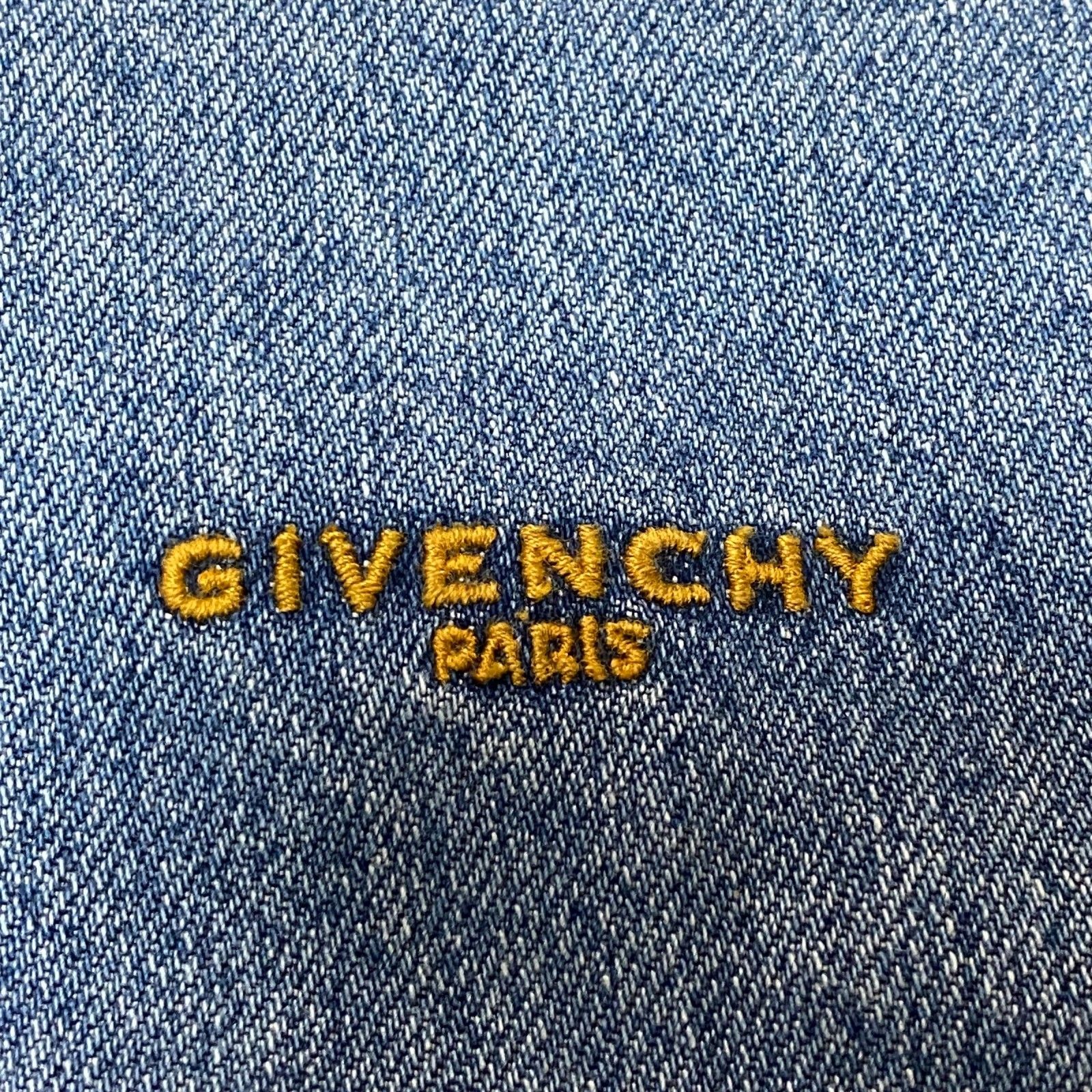 新品同様 ジバンシー GIVENCHY レディース ウォッシュド デニム ミニ  