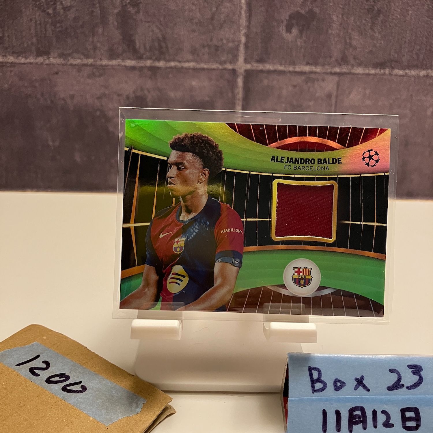 2024-25 Topps Alejandro Balde 002/199 FC Barcelona UEFA Club