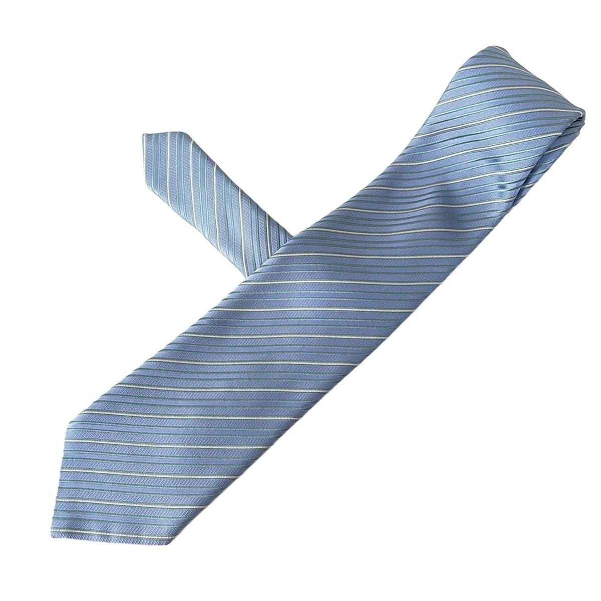 Charvet(シャルベ) ネクタイ メンズ美品 - ライトブルー×グリーン