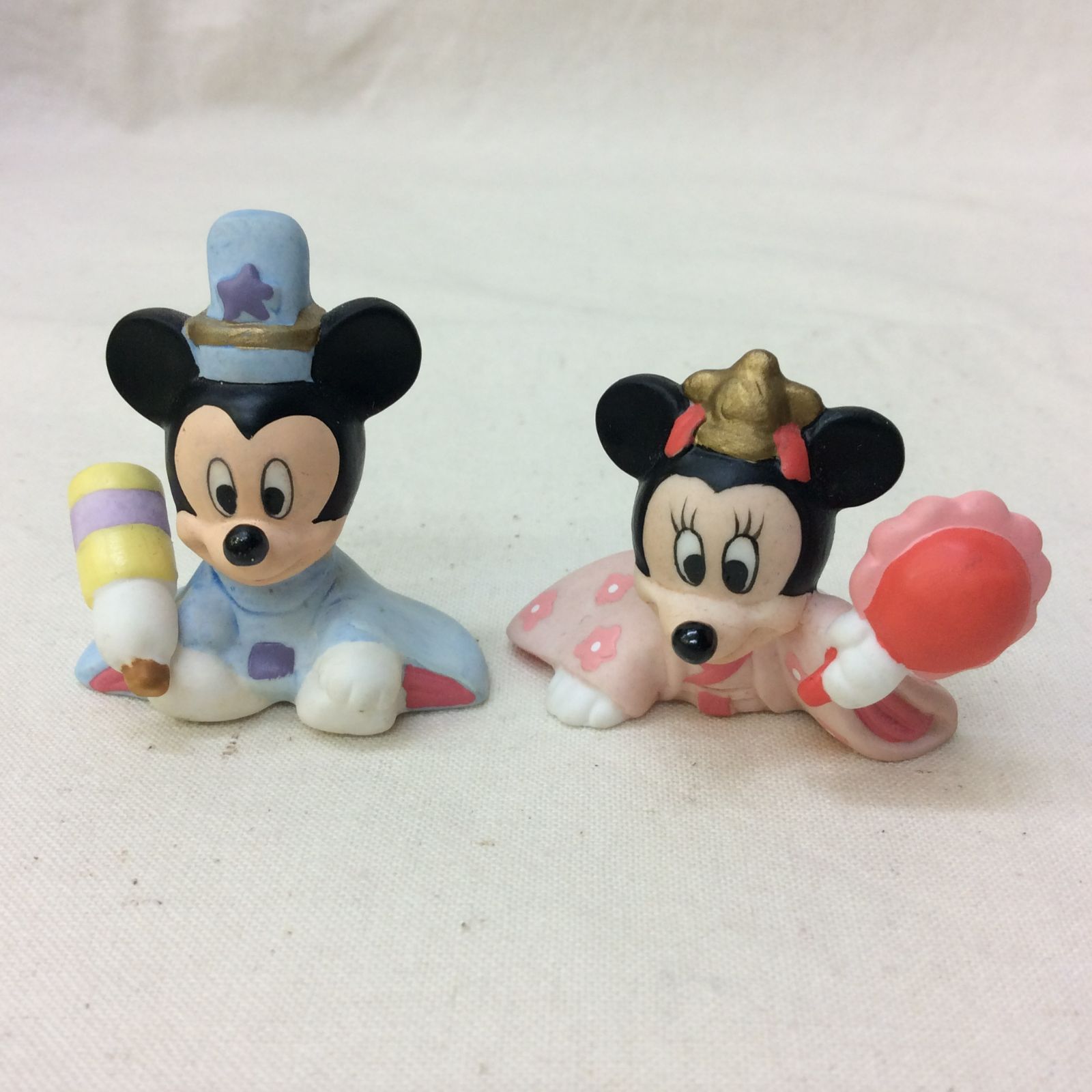 状態良好品】Disney ひな人形セット 3段 ベビーシリーズ ひな祭り 陶器