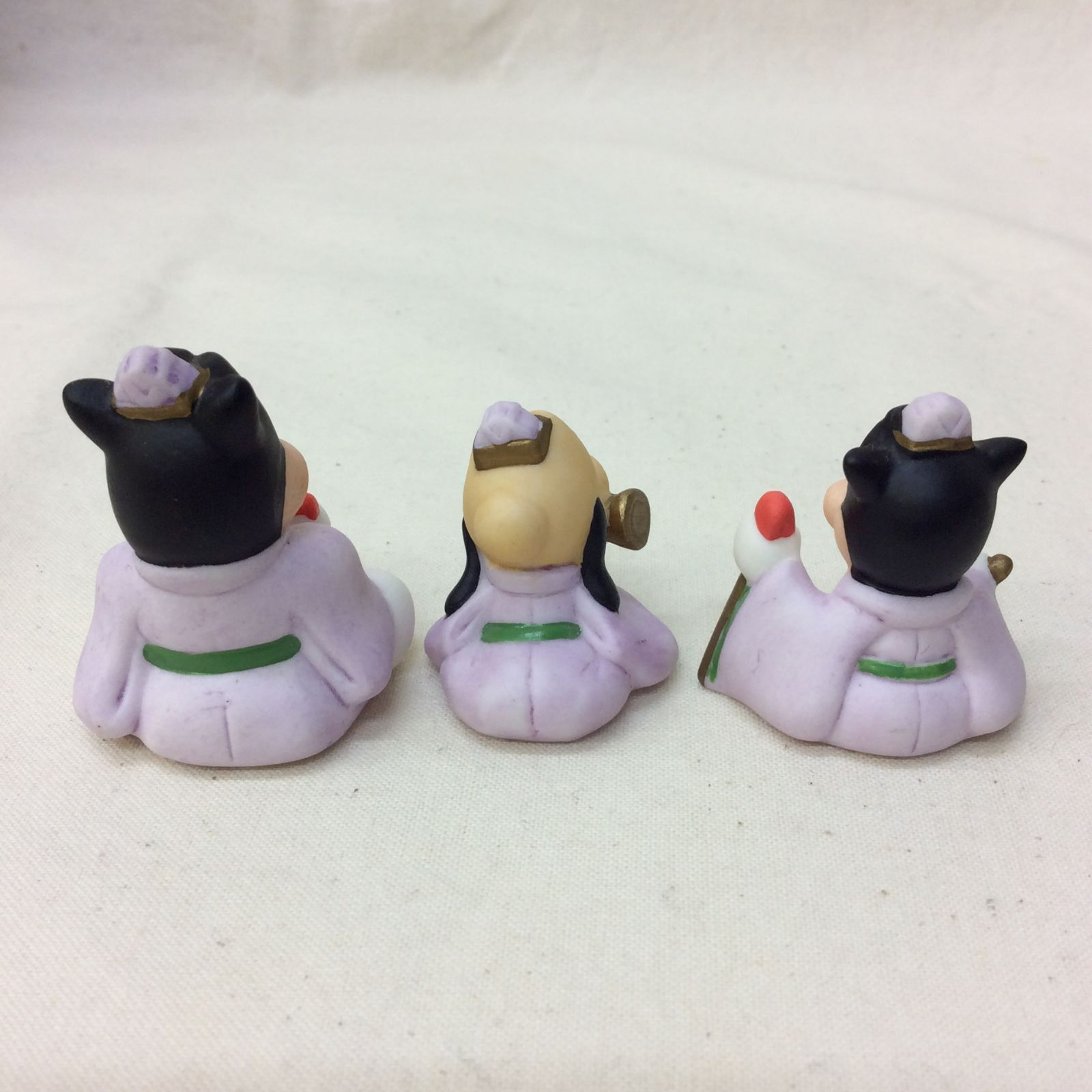 状態良好品】Disney ひな人形セット 3段 ベビーシリーズ ひな祭り 陶器