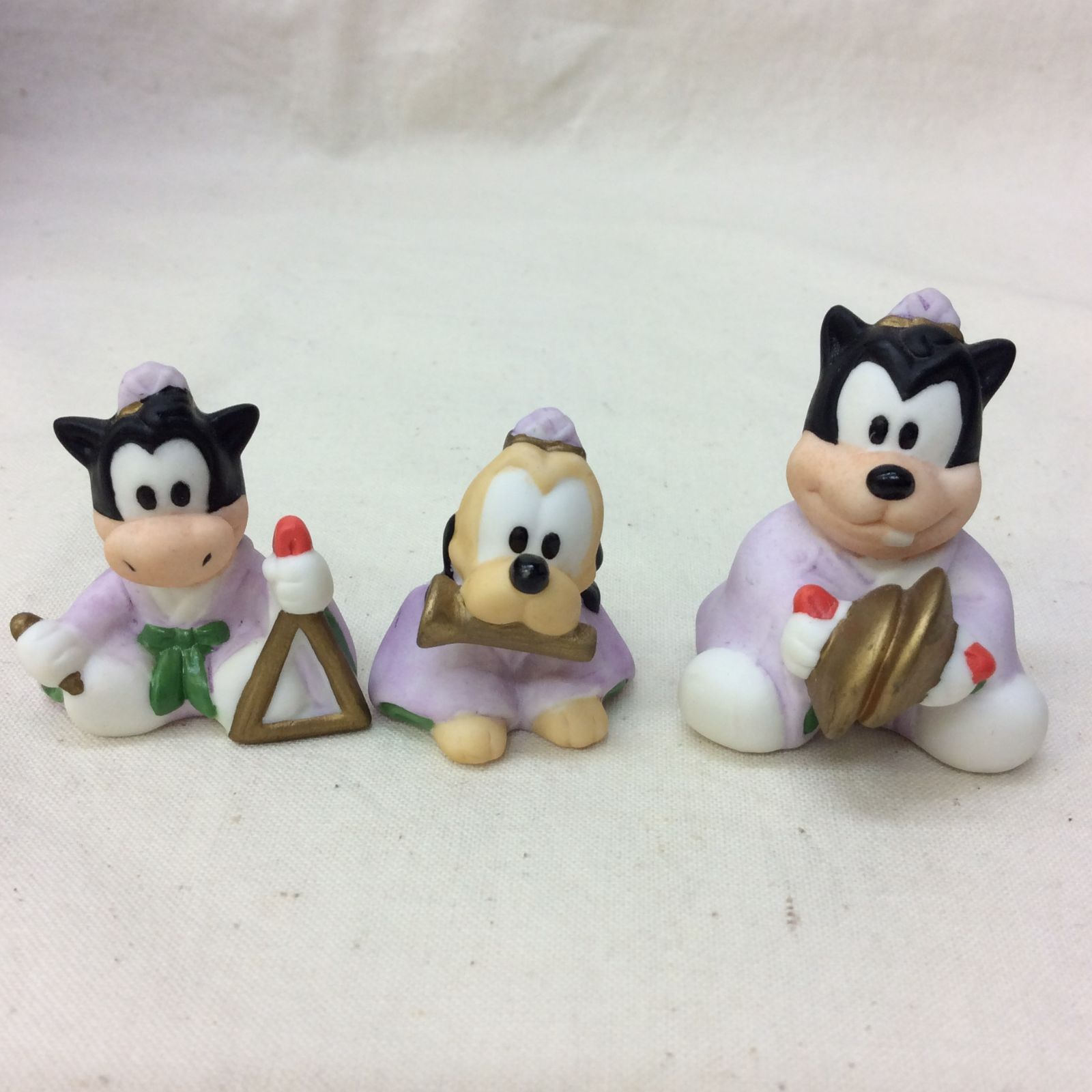 状態良好品】Disney ひな人形セット 3段 ベビーシリーズ ひな祭り 陶器