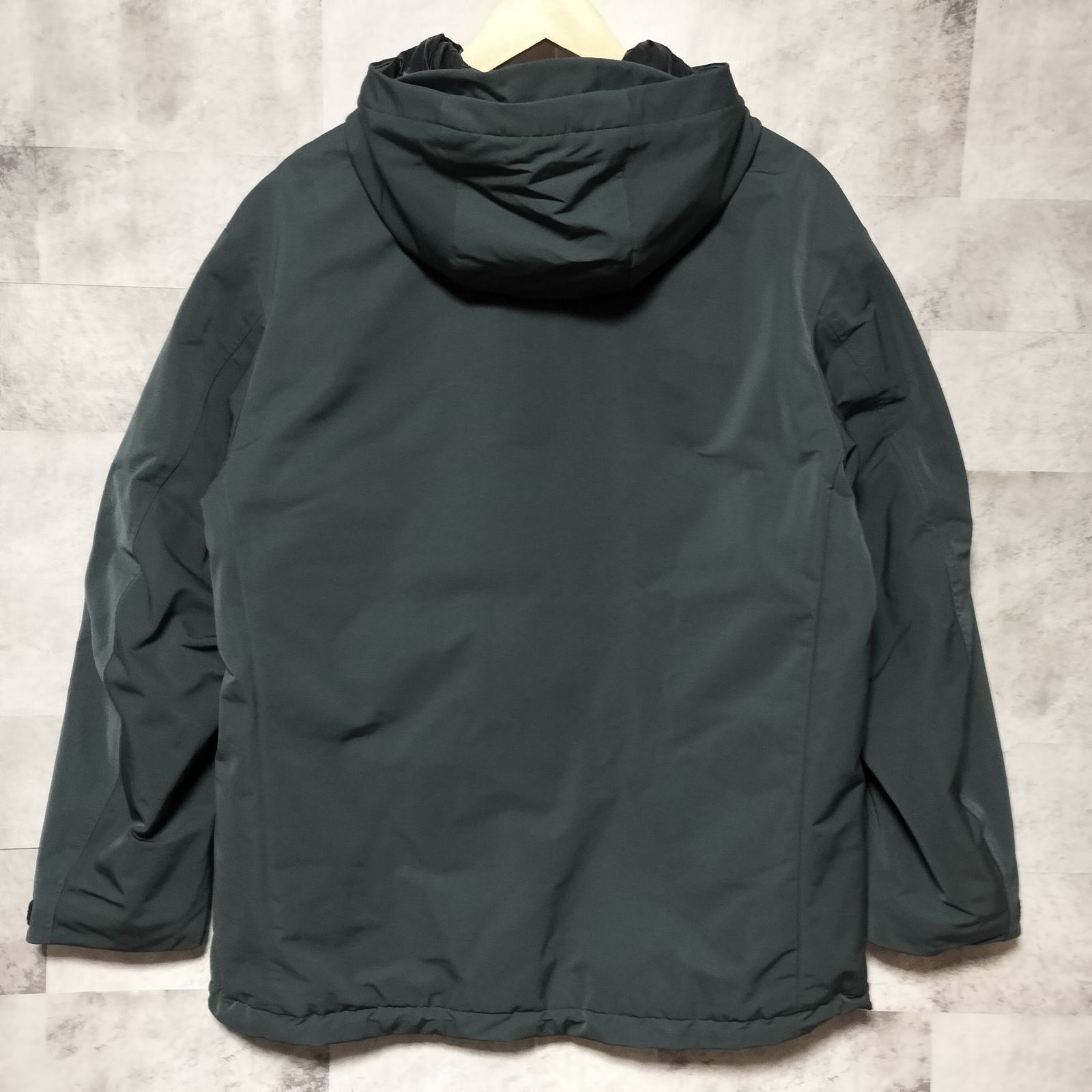 UNIQLO+J ダークグリーン S ハイブリッドダウンオーバーサイズパーカー