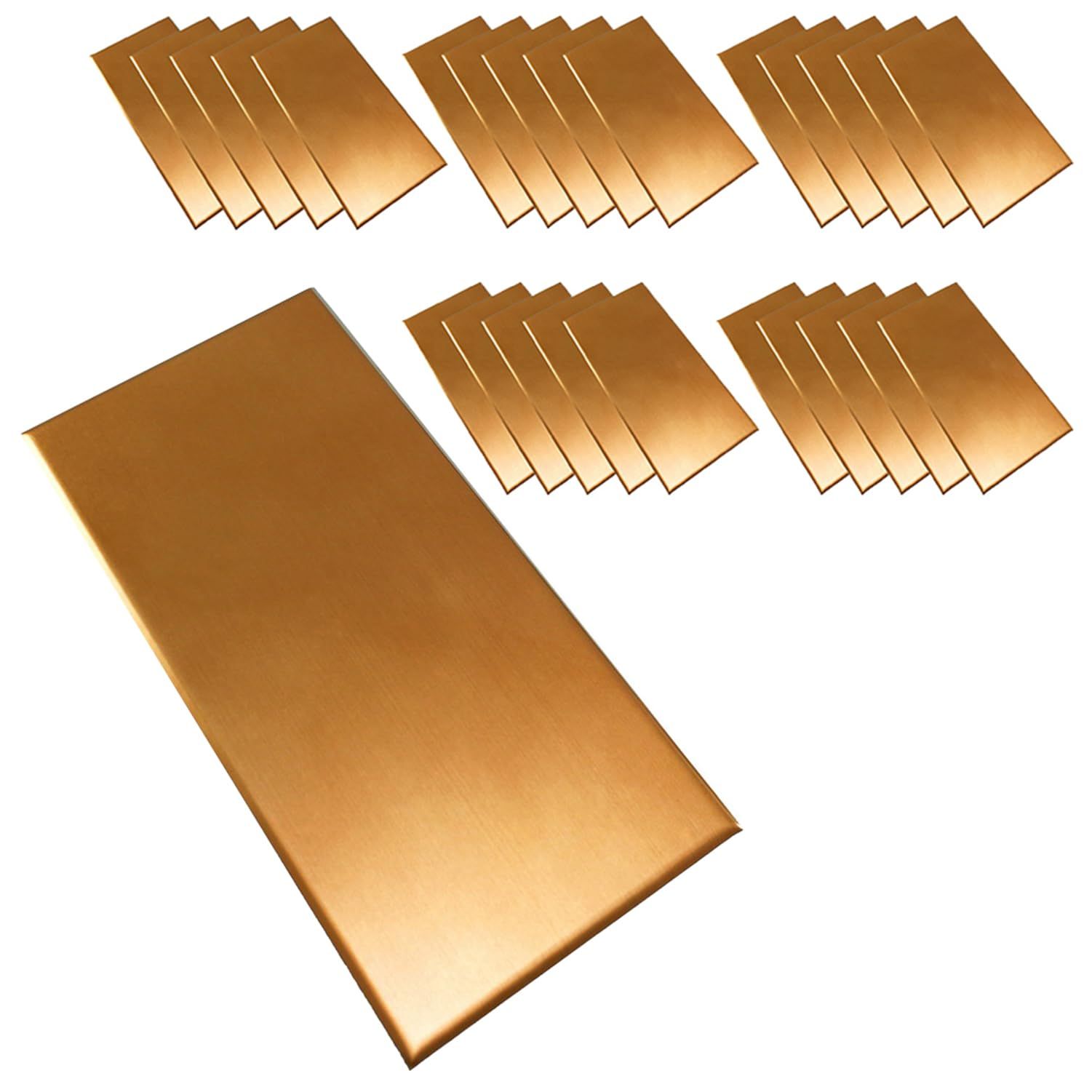 ハイロジック スチールパネル 20 10 cm ブラシブロンズ 入 59045