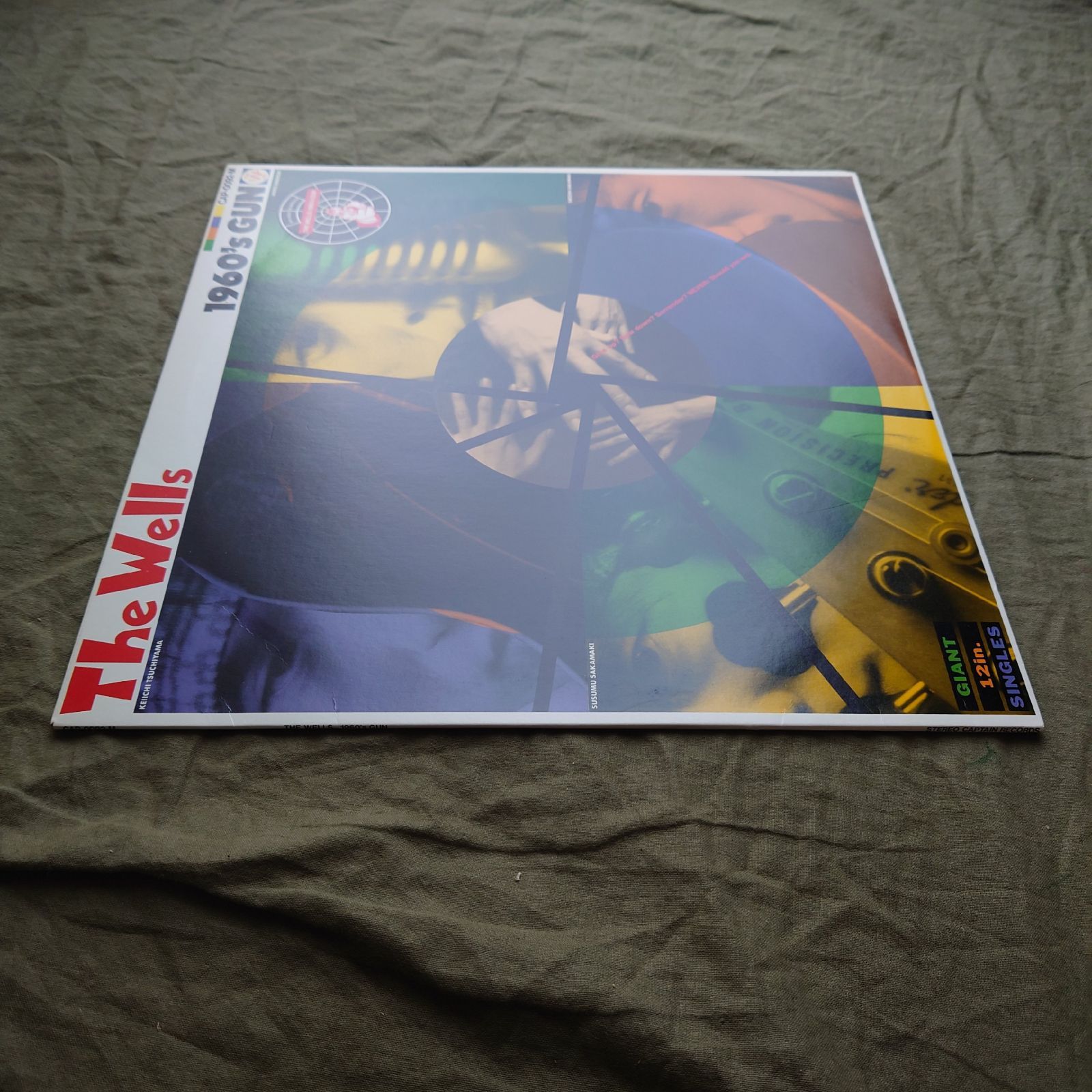 良盤 良ジャケ レア盤 プロモ用ソノシート付 1989年 ザ・ウェルズ The