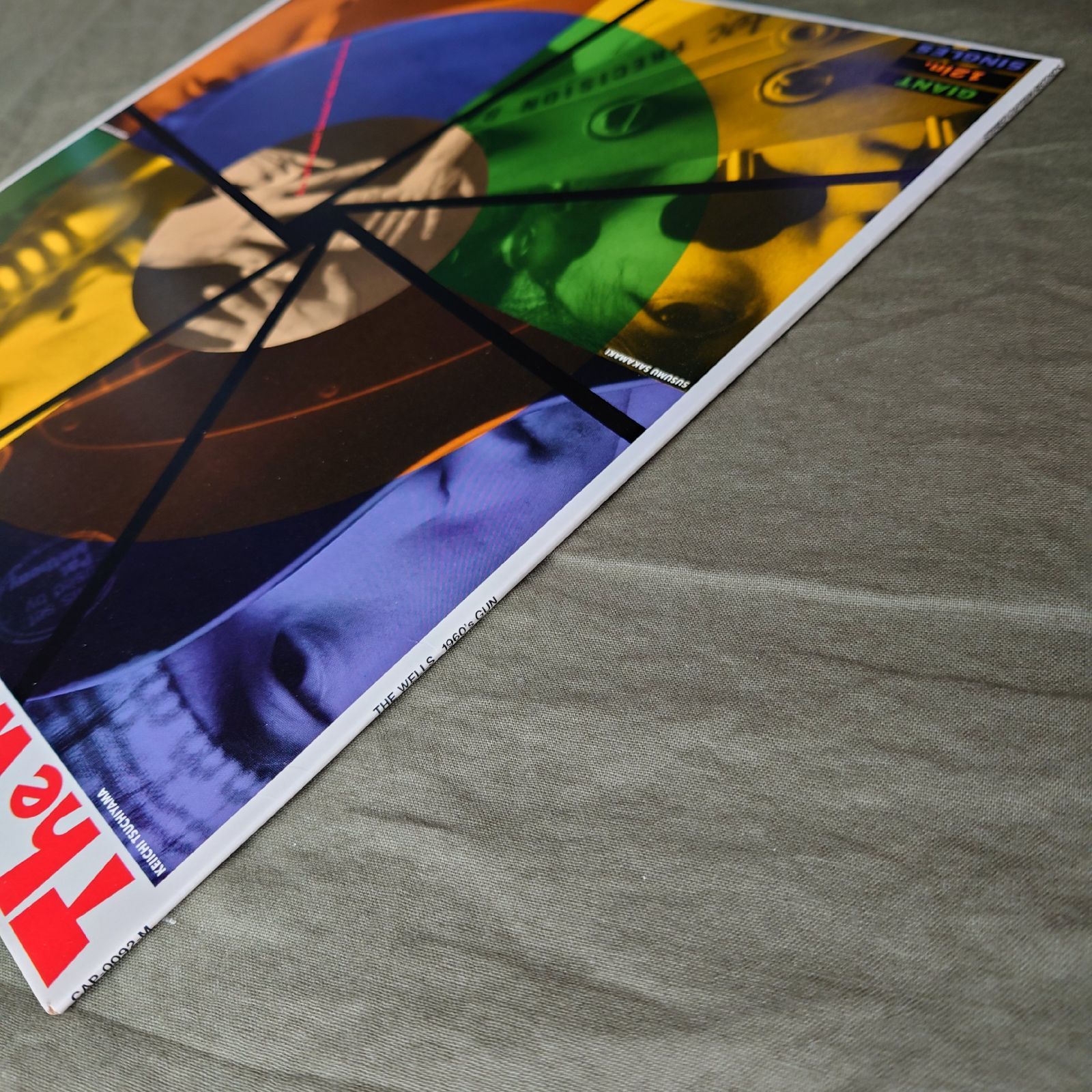 良盤 良ジャケ レア盤 プロモ用ソノシート付 1989年 ザ・ウェルズ The