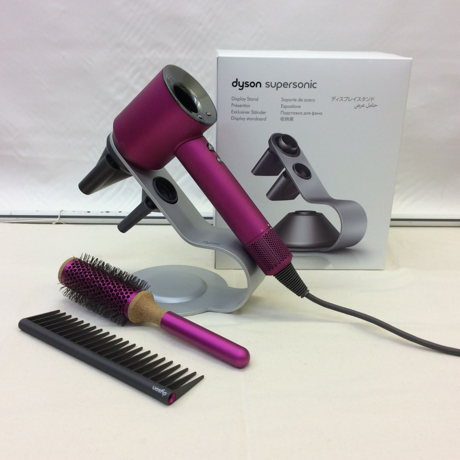 Dyson Supersonic ヘアドライヤー＆専用ディスプレイスタンド HD03