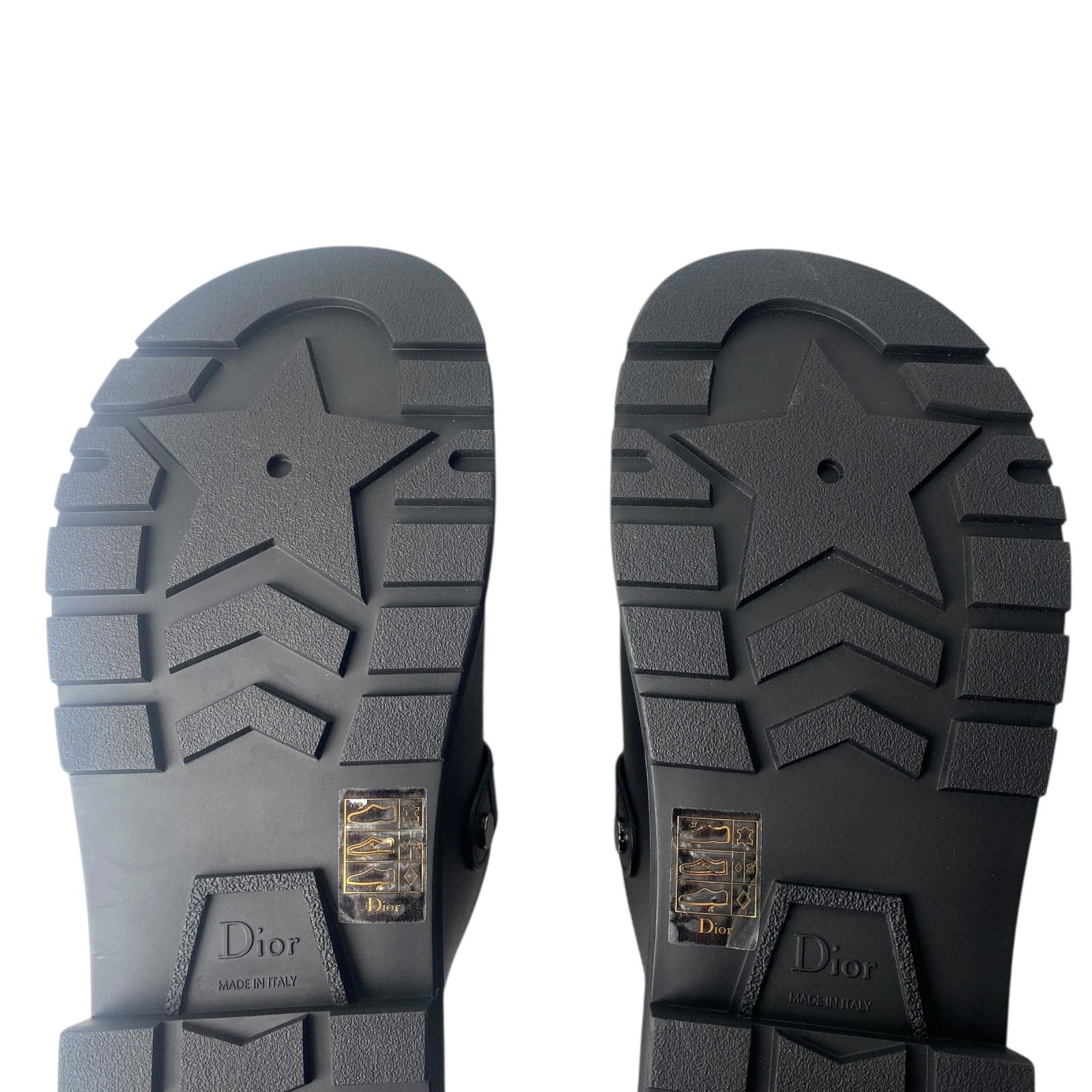 美品 ディオール DIOR レディース サボ サンダル スタッズ レザー