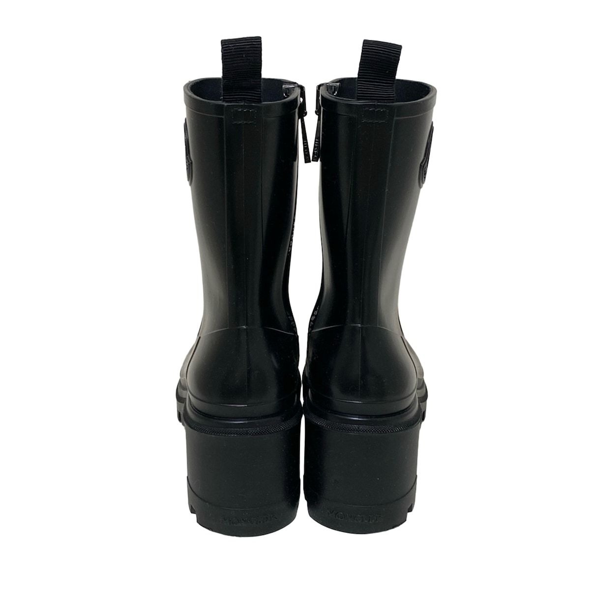 新品未使用　MONCLER モンクレール Gisele レインブーツ　38 MONCLER(モンクレール) レインブーツ 38 レディース - 黒（19277311