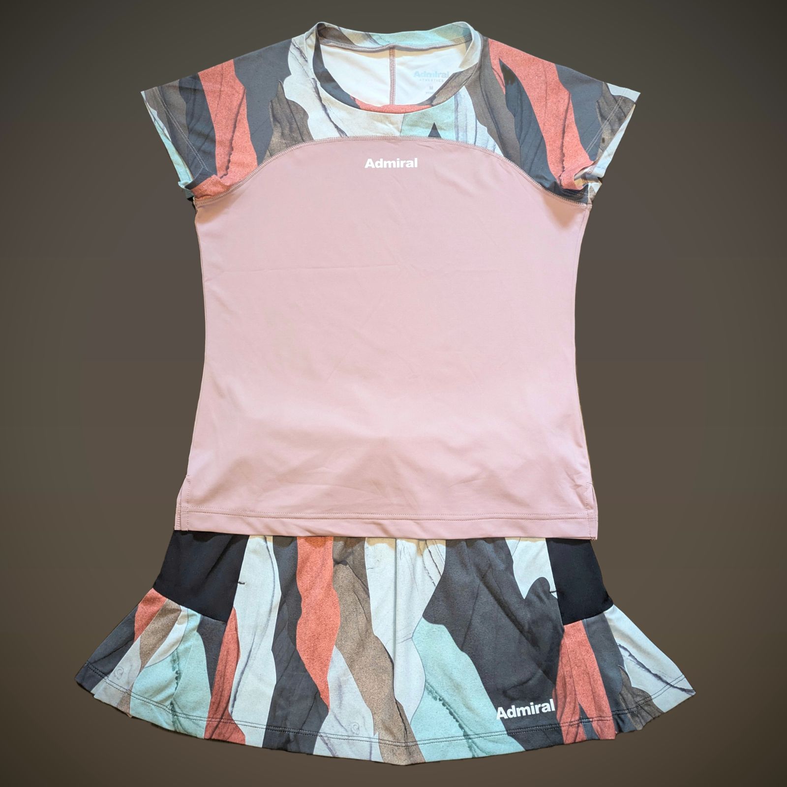 Admiral レディース テニスウエア上下 シャツ M、スコートL