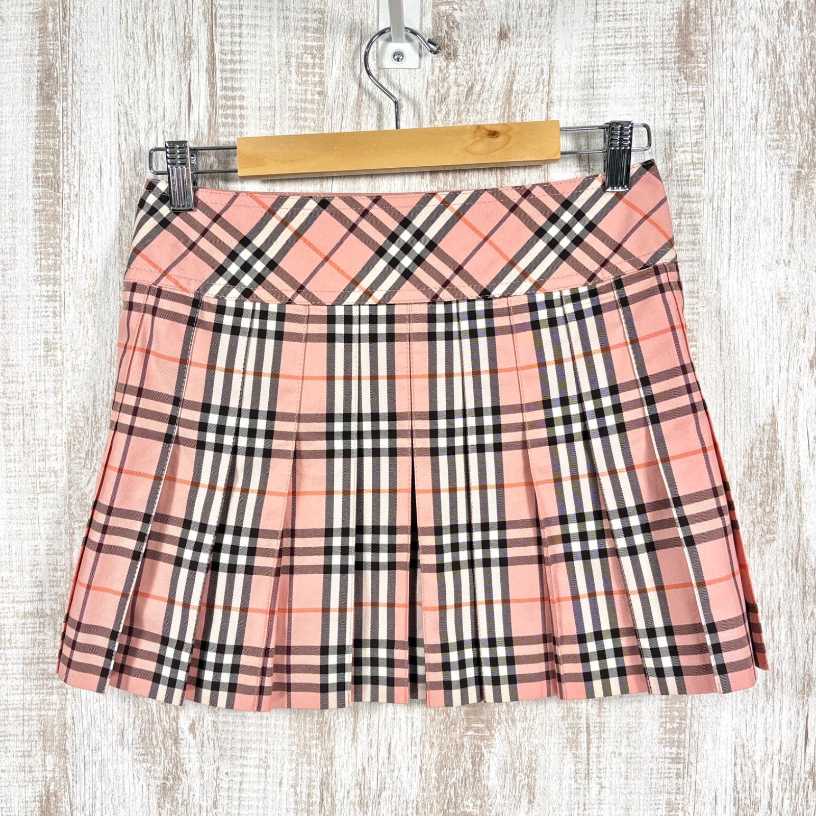 BURBERRY BLUE LABEL バーバリーブルーレーベル ベルト付き フリンジ