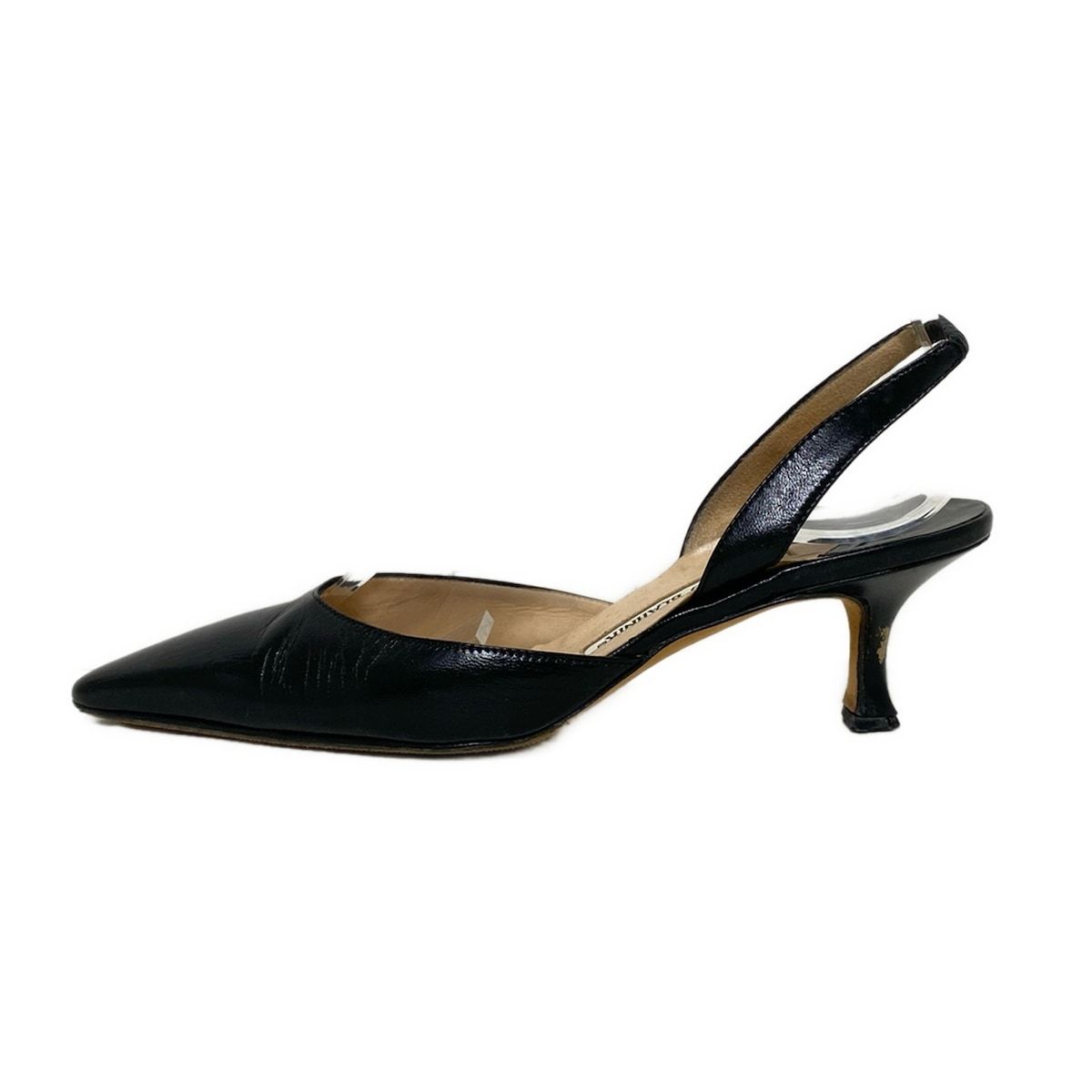 MANOLO BLAHNIK(マノロブラニク) サンダル 36 レディース - 黒 アウト