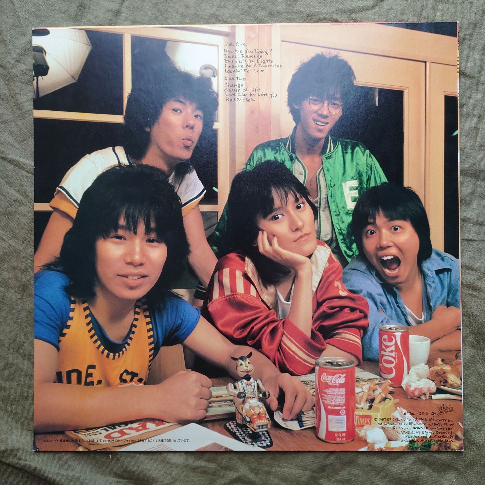 傷なし美盤 美ジャケ レア盤 1983年 オリジナルリリース盤 LPレコード