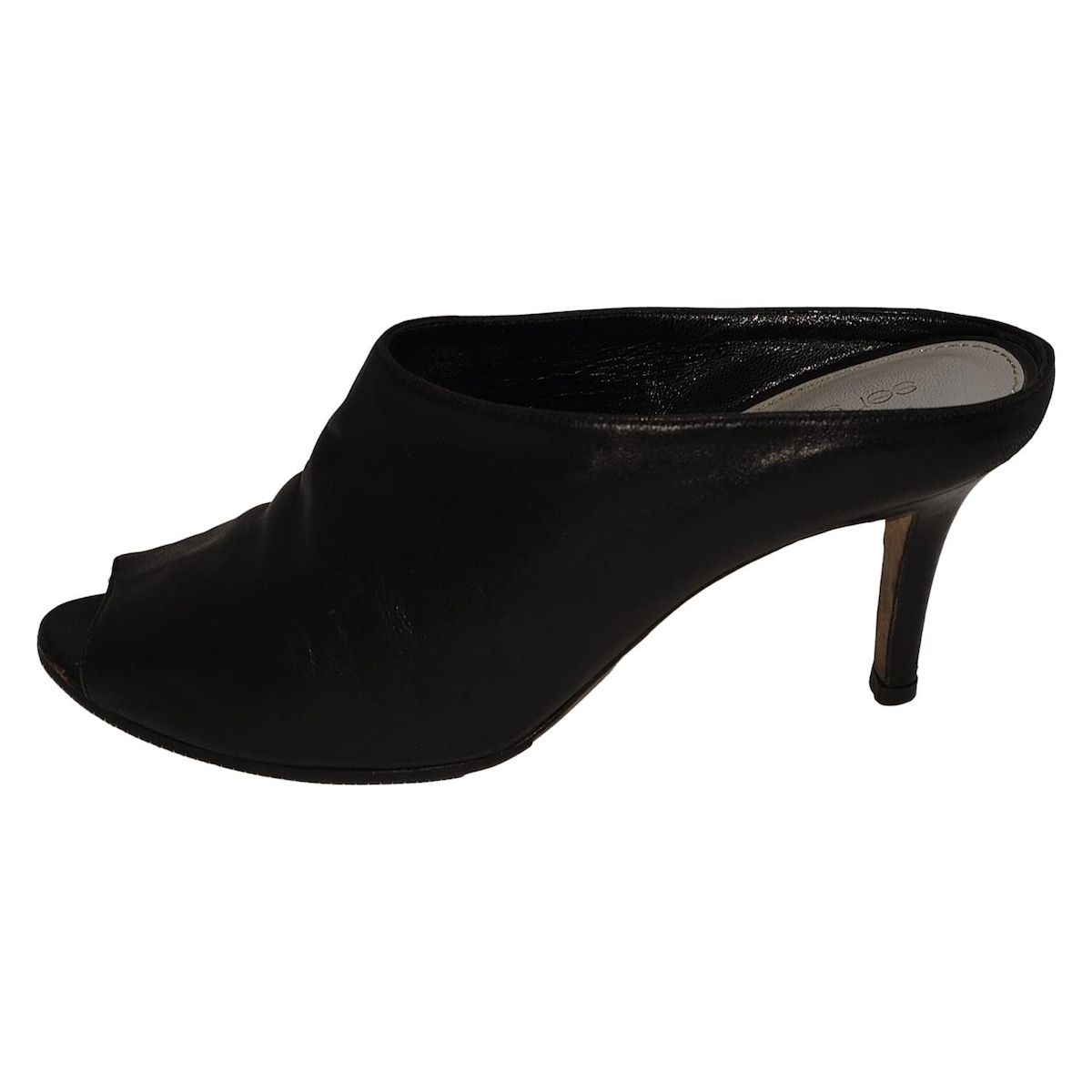 sergio rossi(セルジオロッシ) ミュール 35 1/2 レディース - 黒