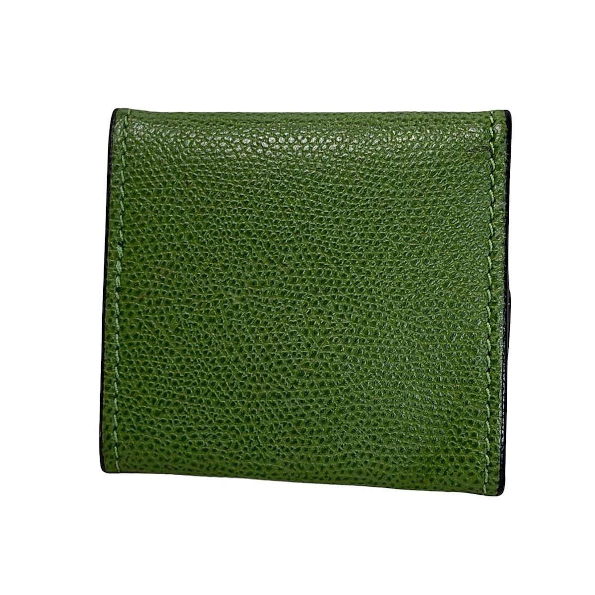 Valextra(ヴァレクストラ) コインケース グリーン レザー - メルカリ