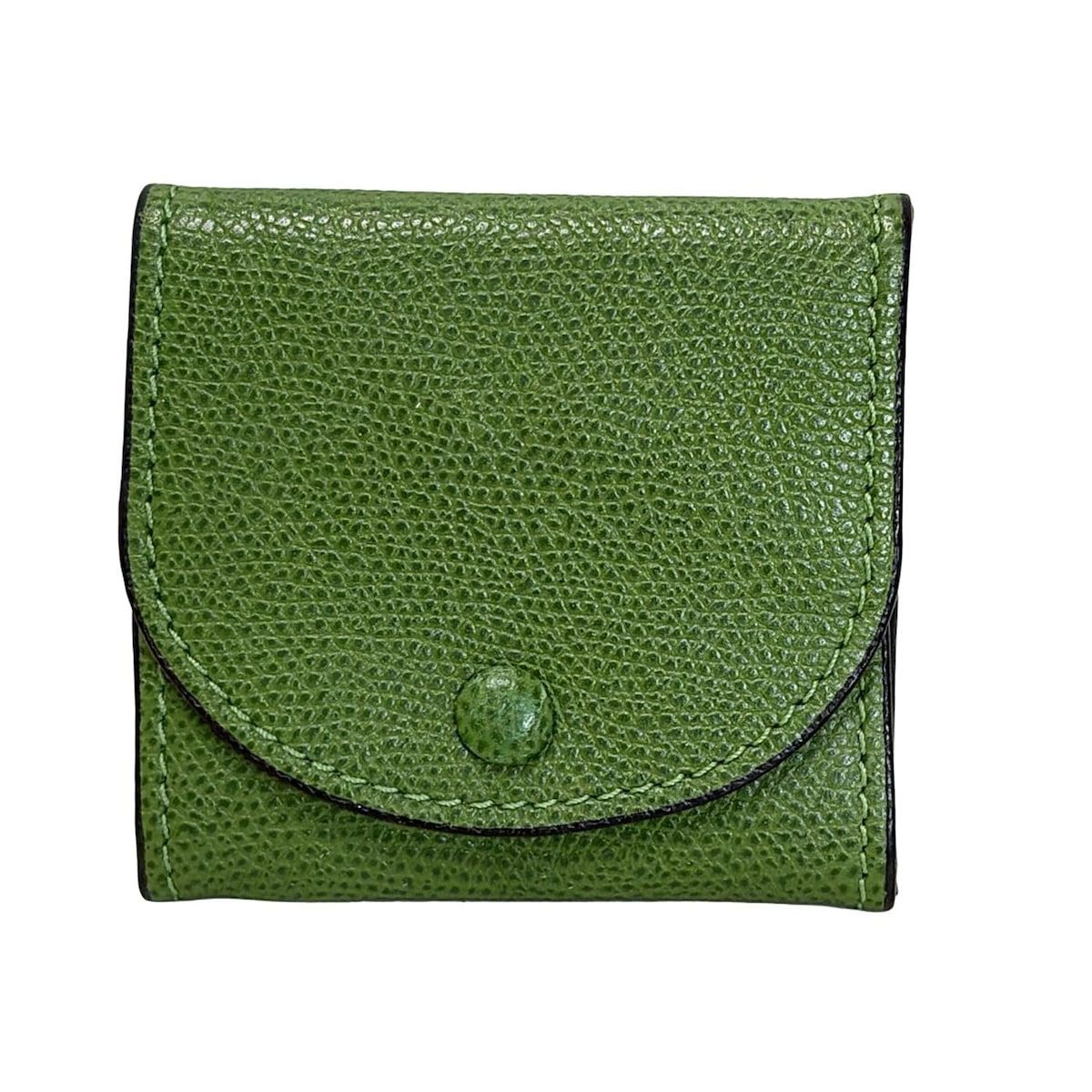 Valextra(ヴァレクストラ) コインケース グリーン レザー - メルカリ