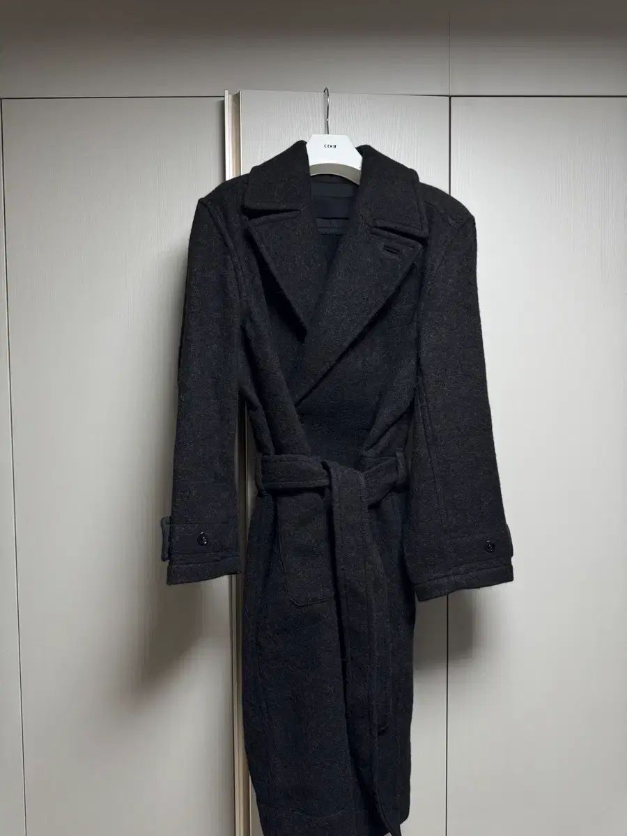 新品 Lemaire 25FW ソフトウール アルパカ パーカ ブラック サイズ50