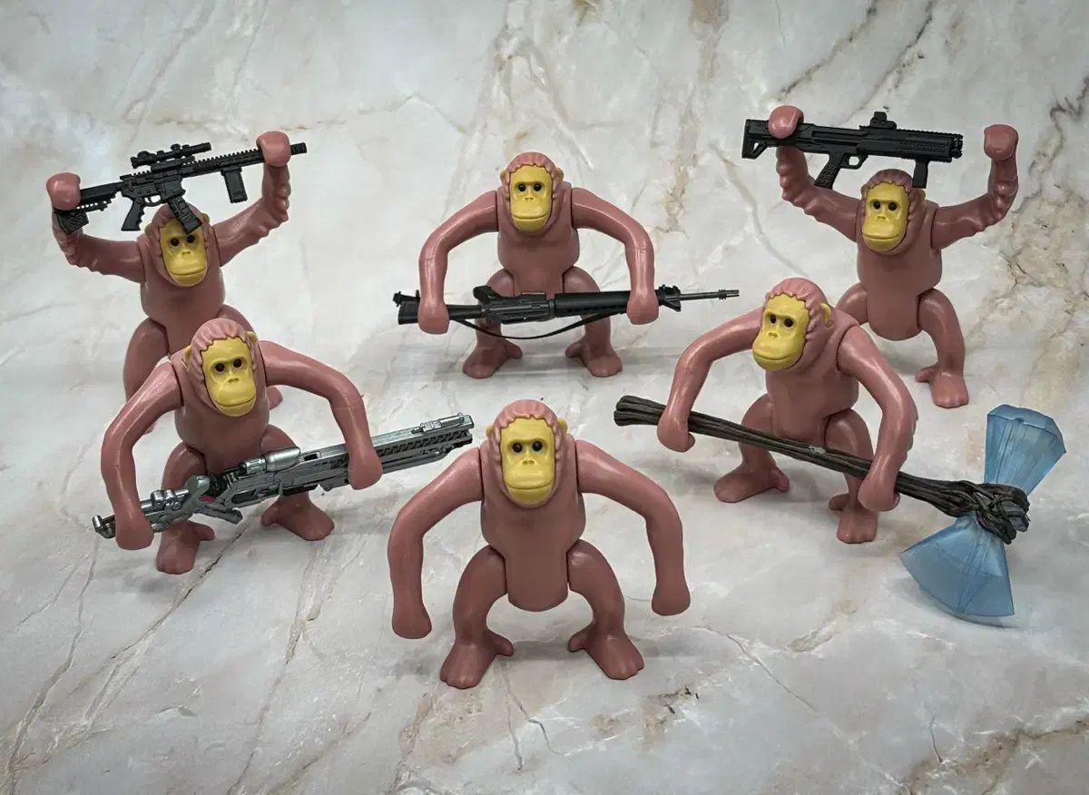  ハッピーセット プレイモービル オランウータン 6匹 サービス その他 おもちゃ