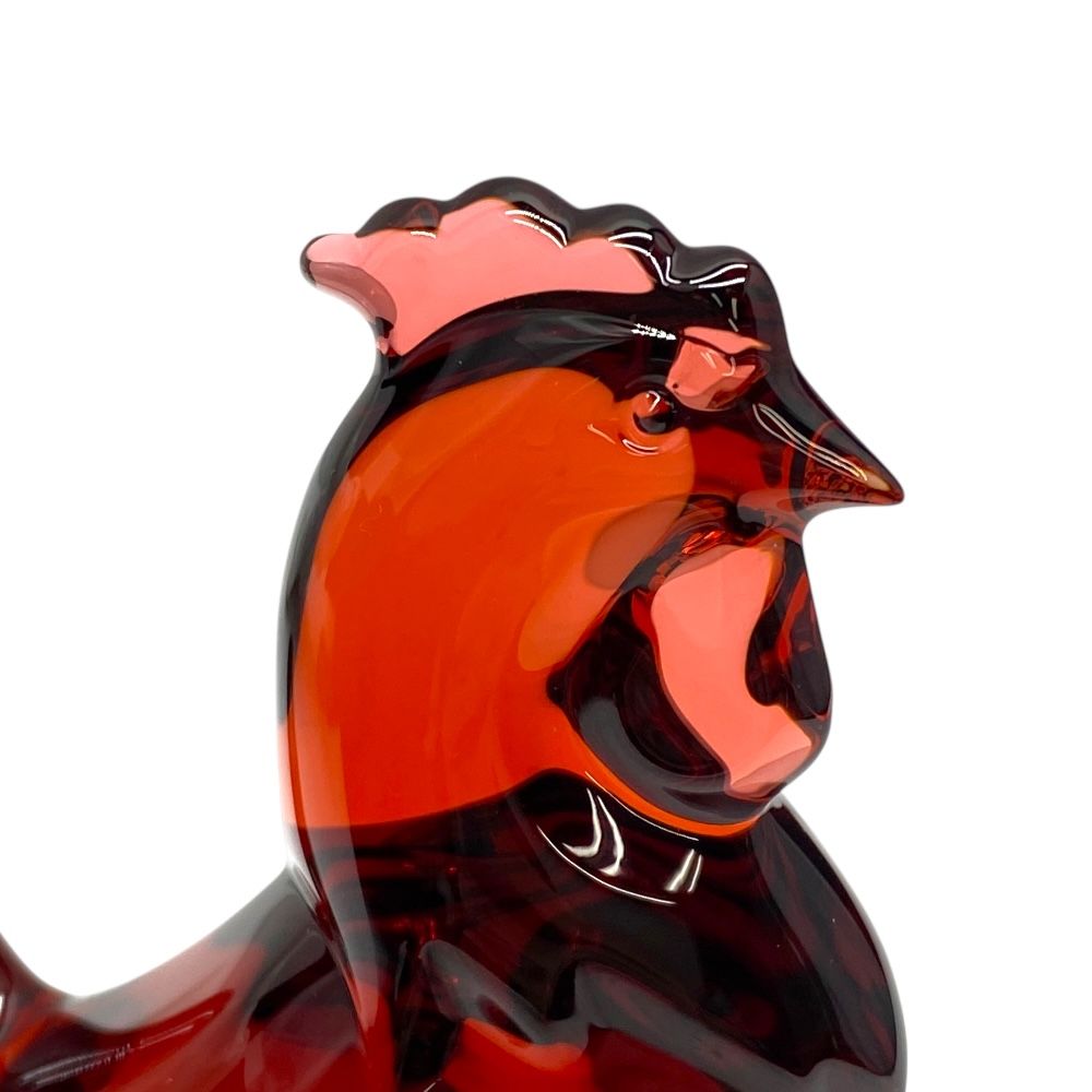 バカラ オブジェ 置物 インテリア フィギュリン 干支 ニワトリ