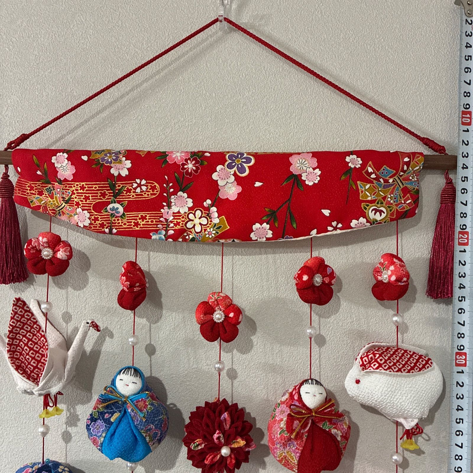 新品　ハンドメイド　吊るし雛 R2】吊るし雛 壁掛け 吊るし飾り つるし雛 吊るしびな ハンドメイド