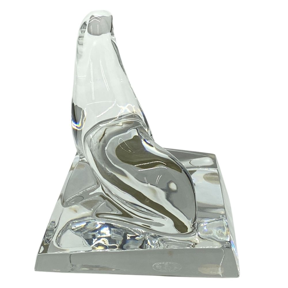 バカラ オブジェ 置物 インテリア フィギュリン 置物 アシカ アザラシ