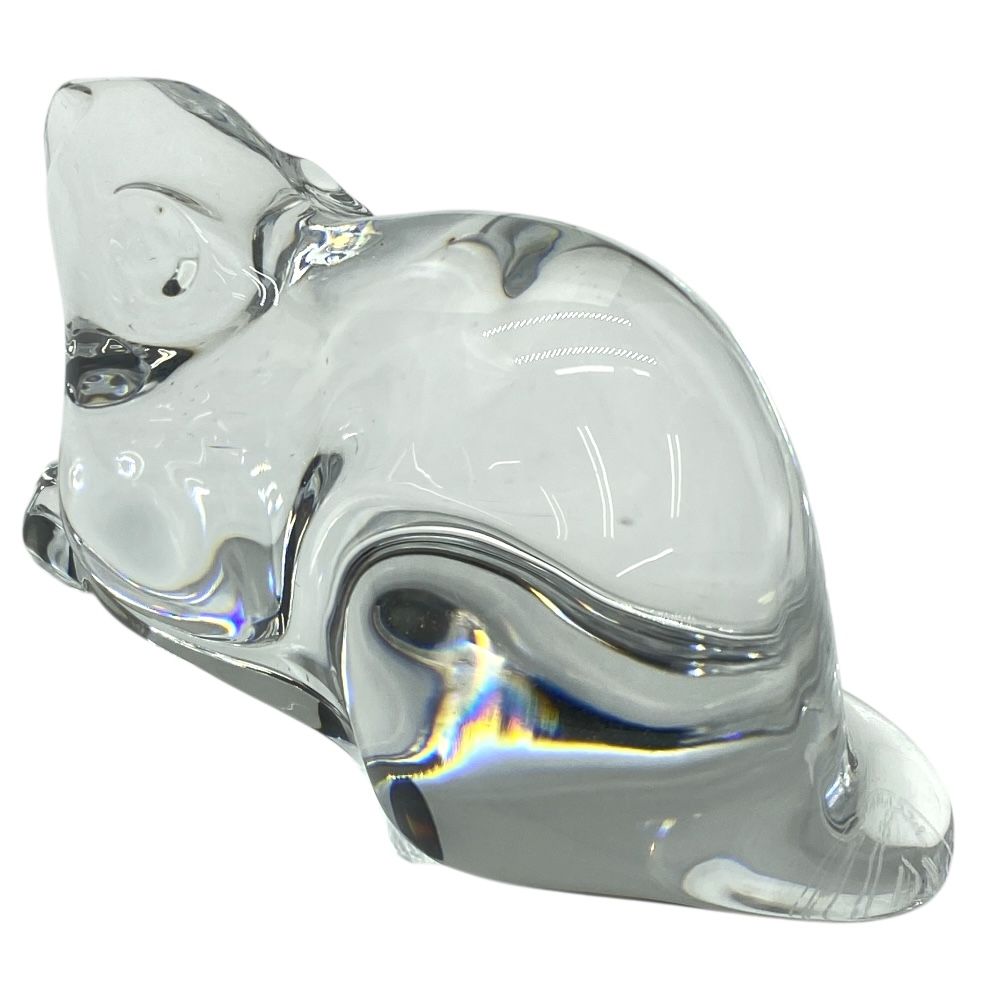 バカラ オブジェ 置物 インテリア フィギュリン 干支 ネズミ ねずみ 鼠