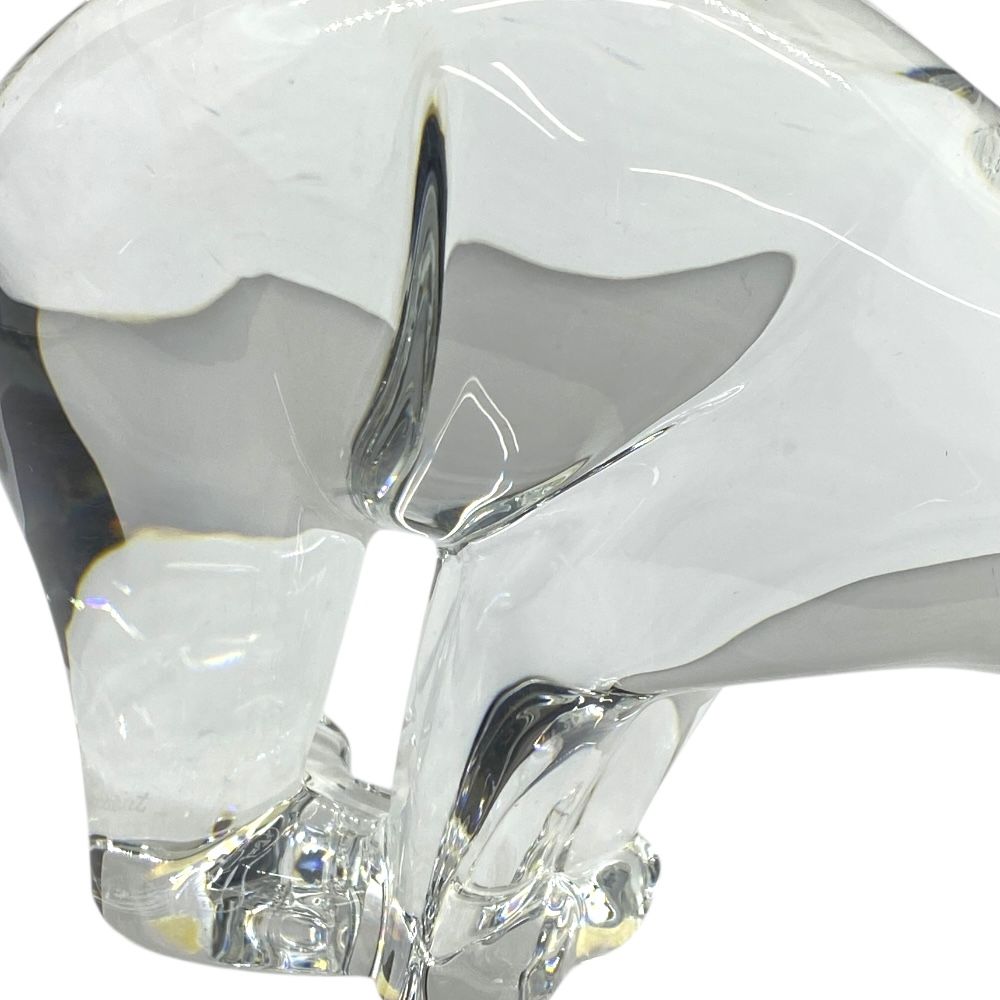 バカラ オブジェ 置物 インテリア フィギュリン ポーラベア シロクマ