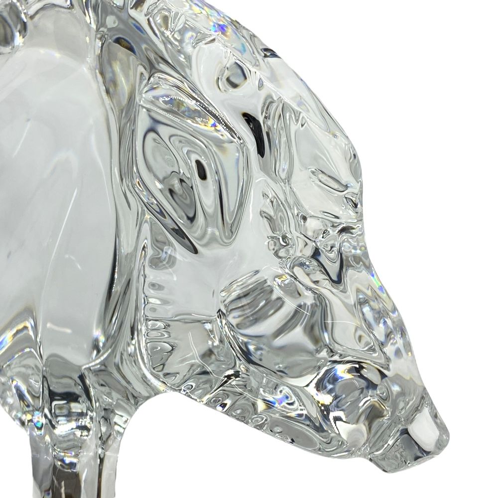 バカラ オブジェ 置物 インテリア フィギュリン 干支 イノシシ