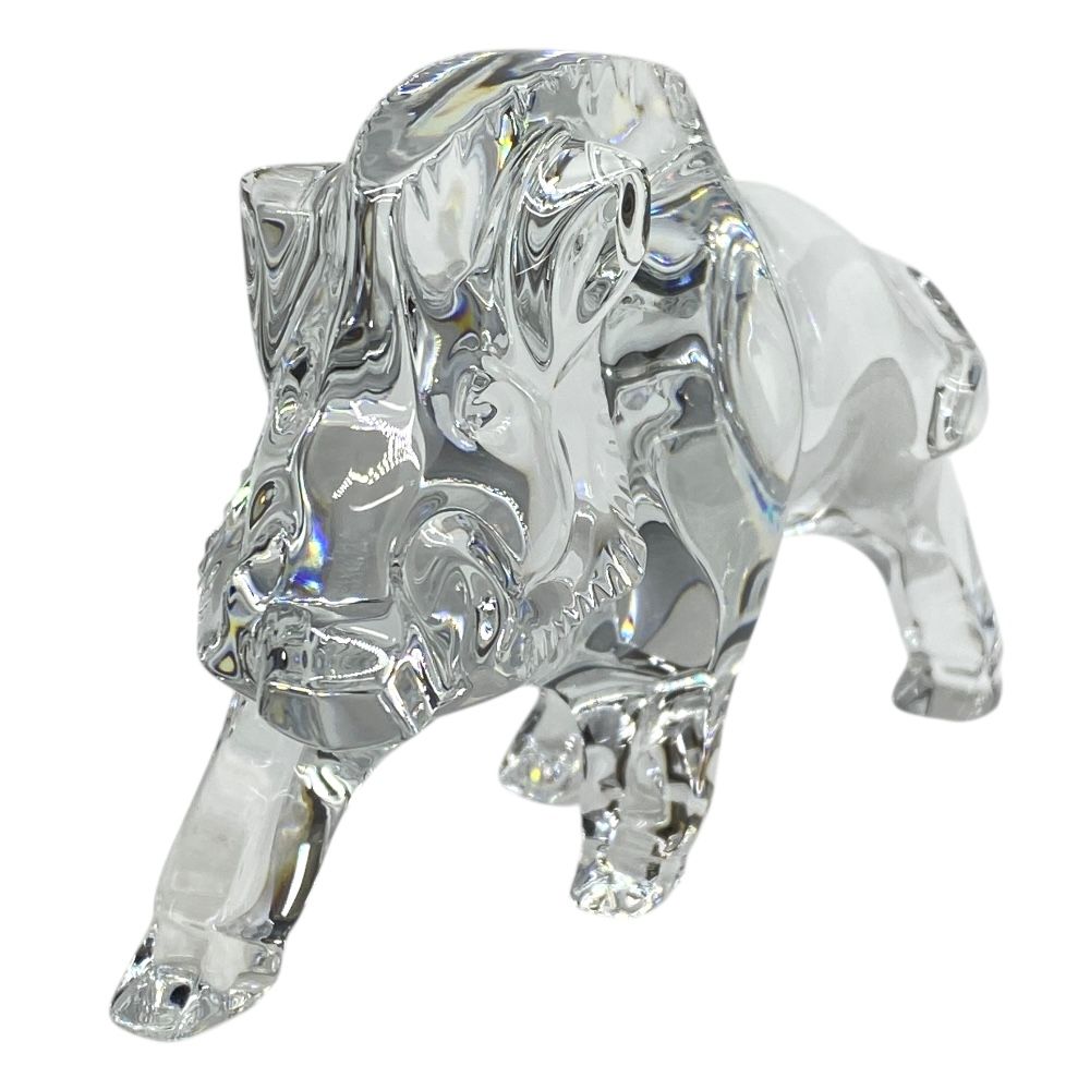 バカラ オブジェ 置物 インテリア フィギュリン 干支 イノシシ