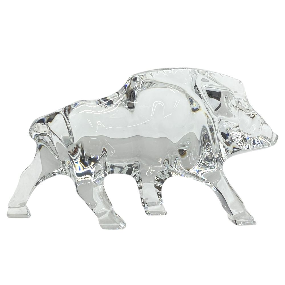 バカラ オブジェ 置物 インテリア フィギュリン 干支 イノシシ