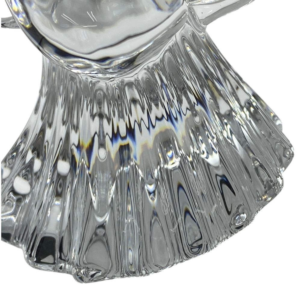 バカラ オブジェ 置物 インテリア フィギュリン エンジェル ハープ