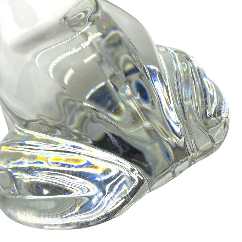 Baccarat バカラ 蛙 グリーンカエルフィギュリンクリスタル オブジェ Baccarat バカラ 蛙 グリーンカエルフィギュリンクリスタル オブジェ