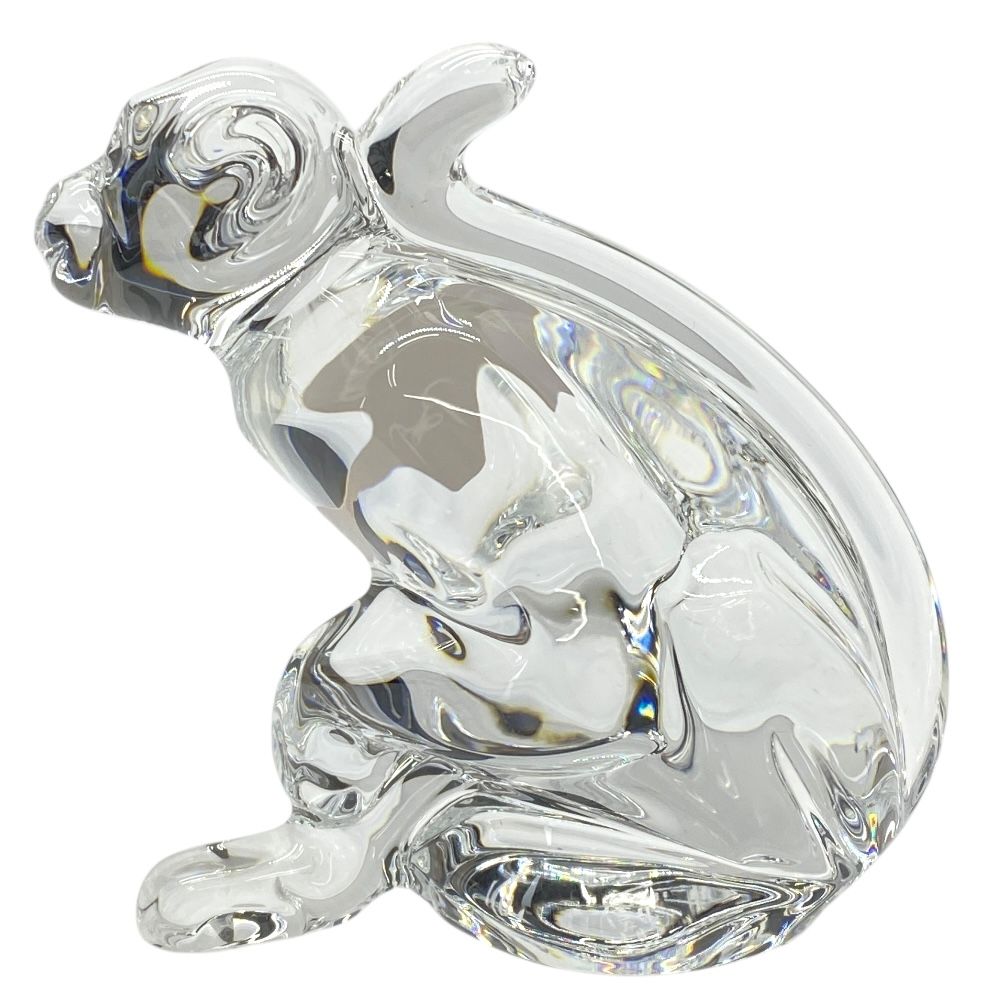 バカラ オブジェ 置物 インテリア フィギュリン 干支 サル さる 猿 申