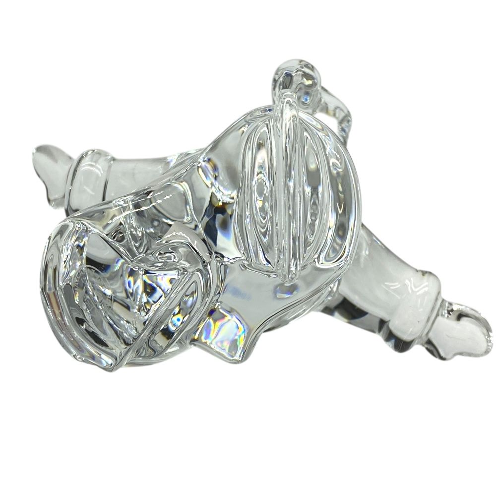 Baccarat フィギュアスケート　置物　フギュリン バカラ オブジェ 置物 インテリア フィギュリン サンタクロース