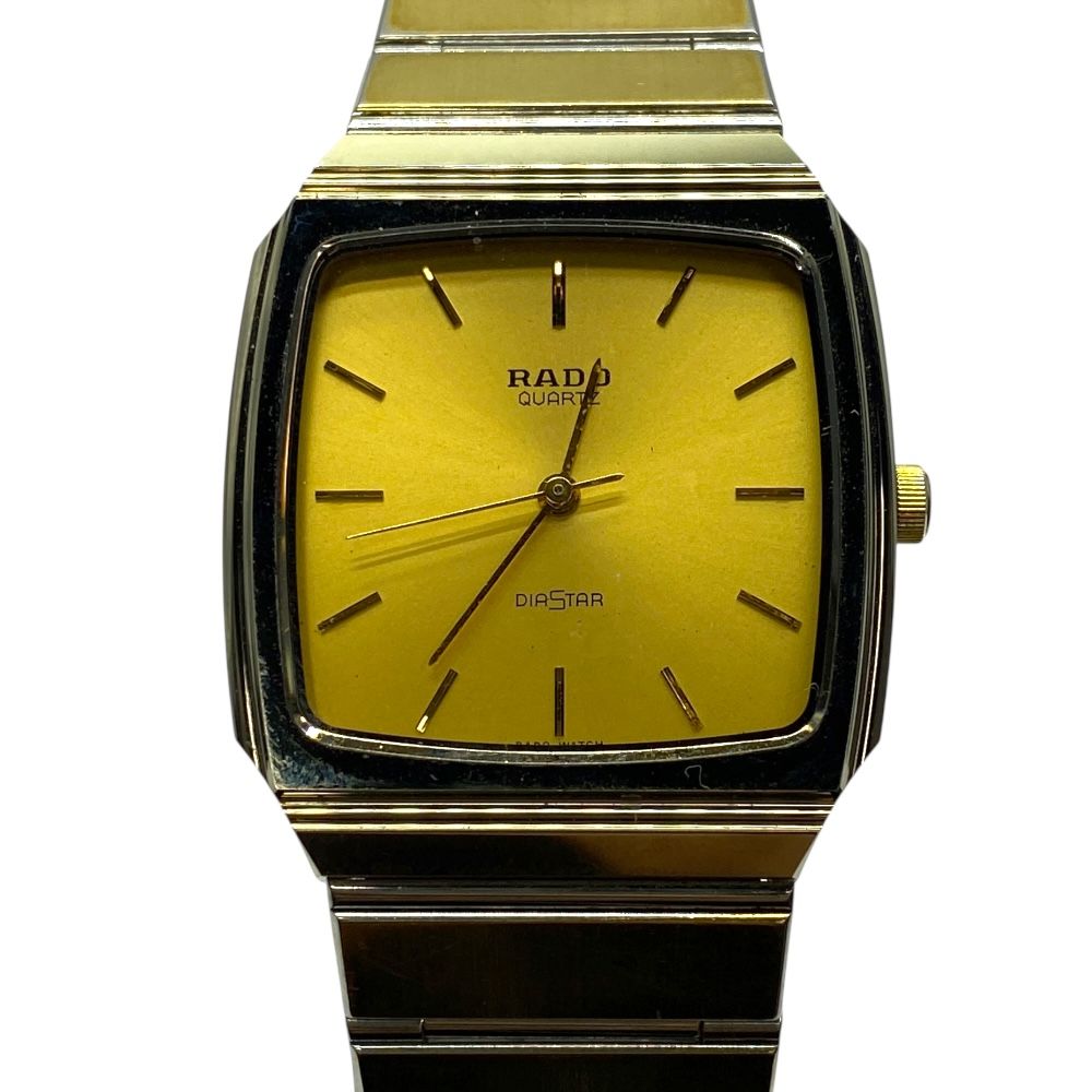 【稼働品】RADO ダイアスター　クォーツ シルバー 腕時計 343942 稼働品】RADO ダイアスター クォーツ シルバー 腕時計 343942 - メルカリ