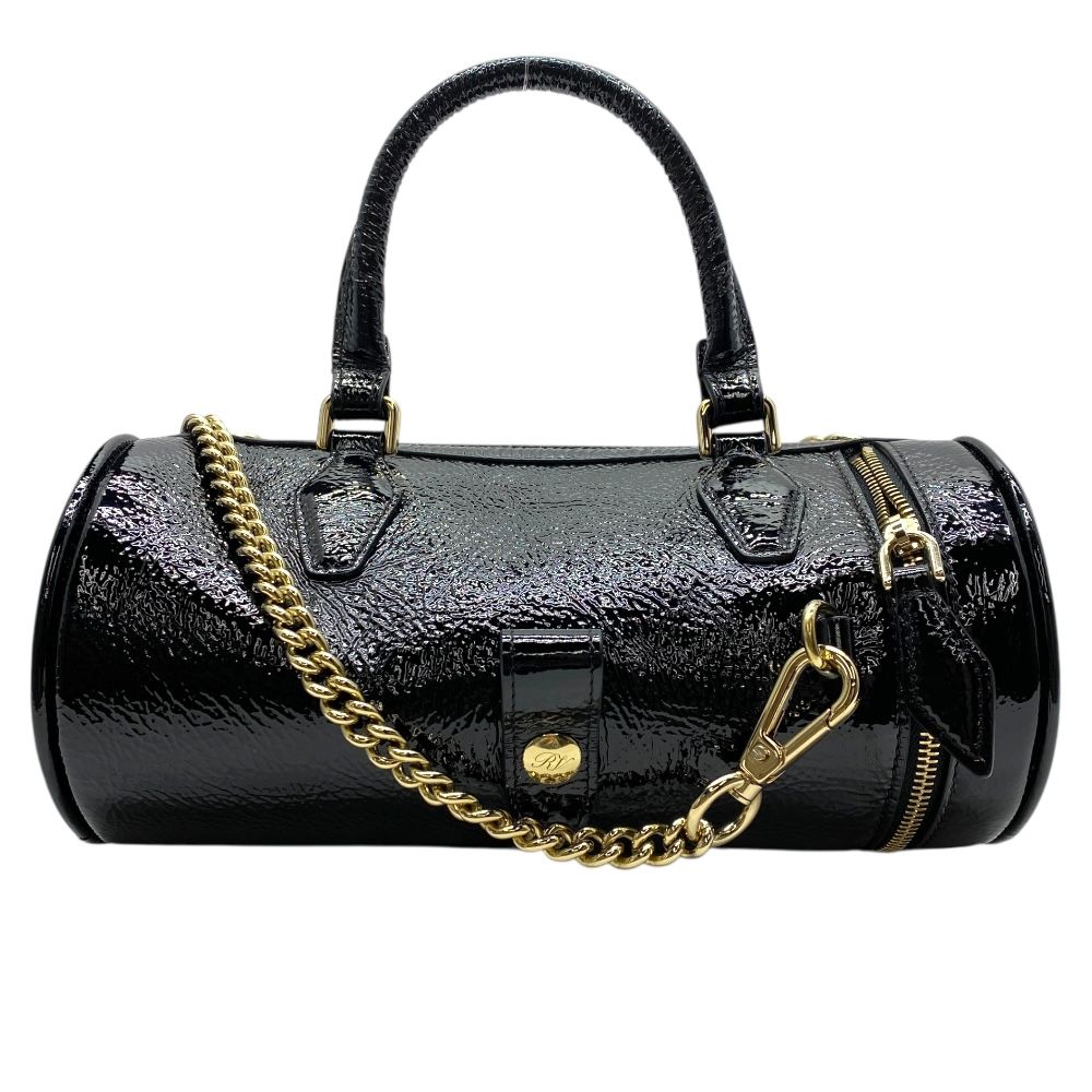 美品】Roger Vivier チェーンショルダー バッグ ゴールド金具 黒 