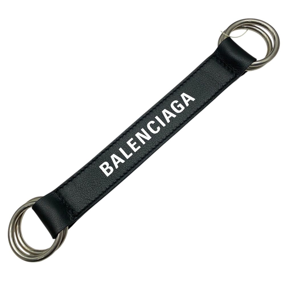 バレンシアガ　キーホルダー 未使用 バレンシアガ キーホルダー キーリング レザーハンドル