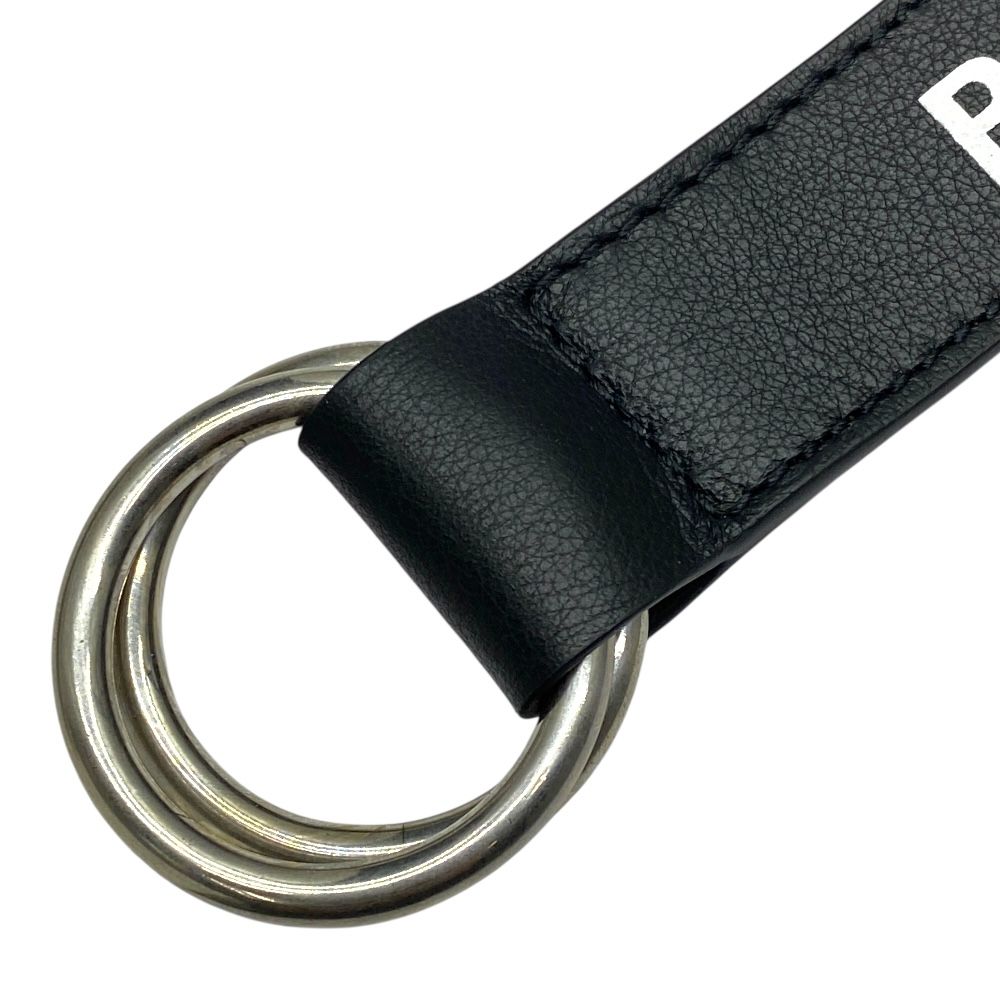 未使用 バレンシアガ キーホルダー キーリング レザーハンドル
