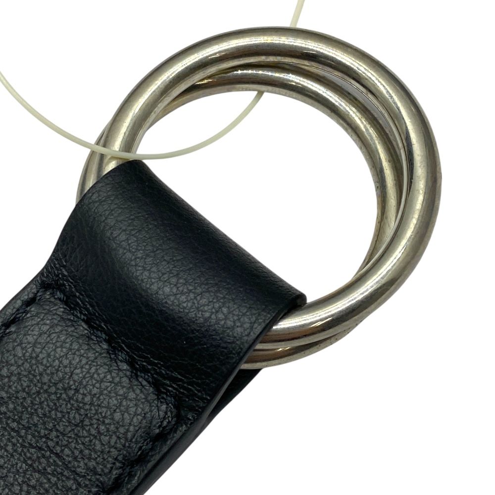 未使用 バレンシアガ キーホルダー キーリング レザーハンドル