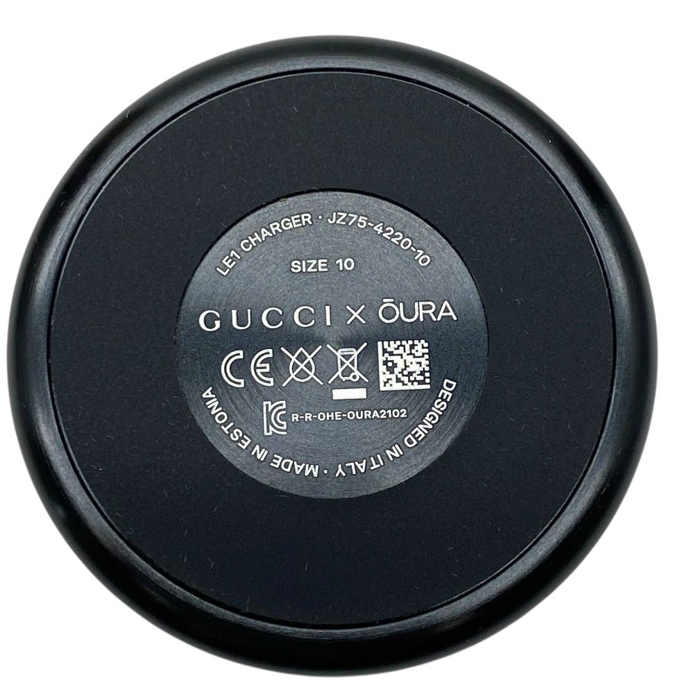 GUCCI × OURA コラボスマートリング　男性サイズ#18　新品未使用 黒×金のちょい不良リング！ 「グッチ×オーラ リング」を自腹レビュー