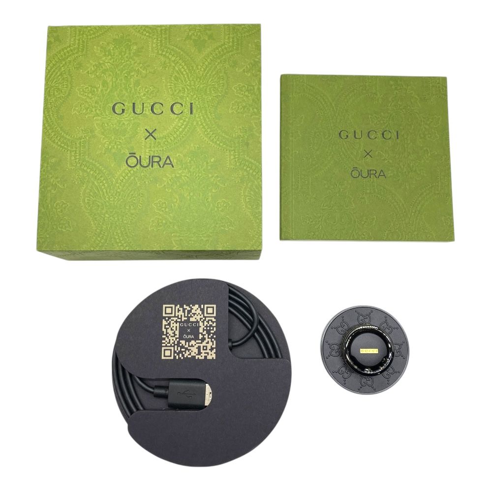 GUCCI × OURA コラボスマートリング　男性サイズ#18　新品未使用 グッチ、健康管理ができるスマートリング「Oura Ring」とのコラボ