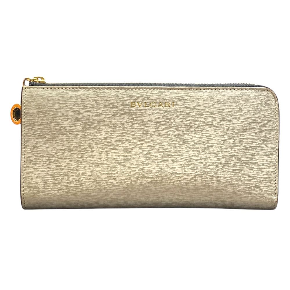 ブルガリ ビー・ゼロワン チャーム L字ファスナー 長財布 ロング