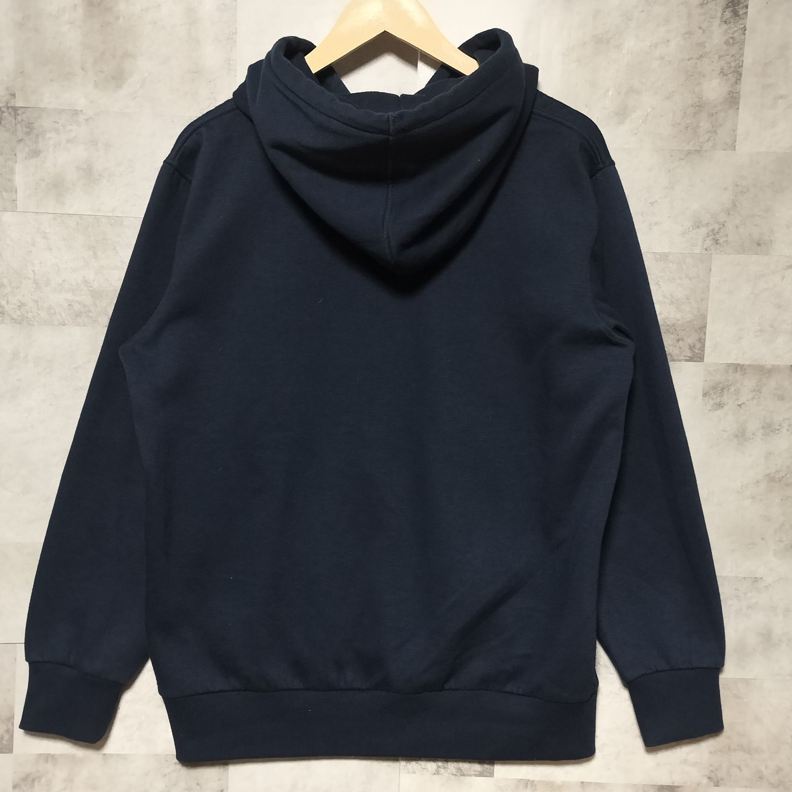 MAISON KITSUNE ダブルフォックス パーカー Lサイズ ネイビー プル 