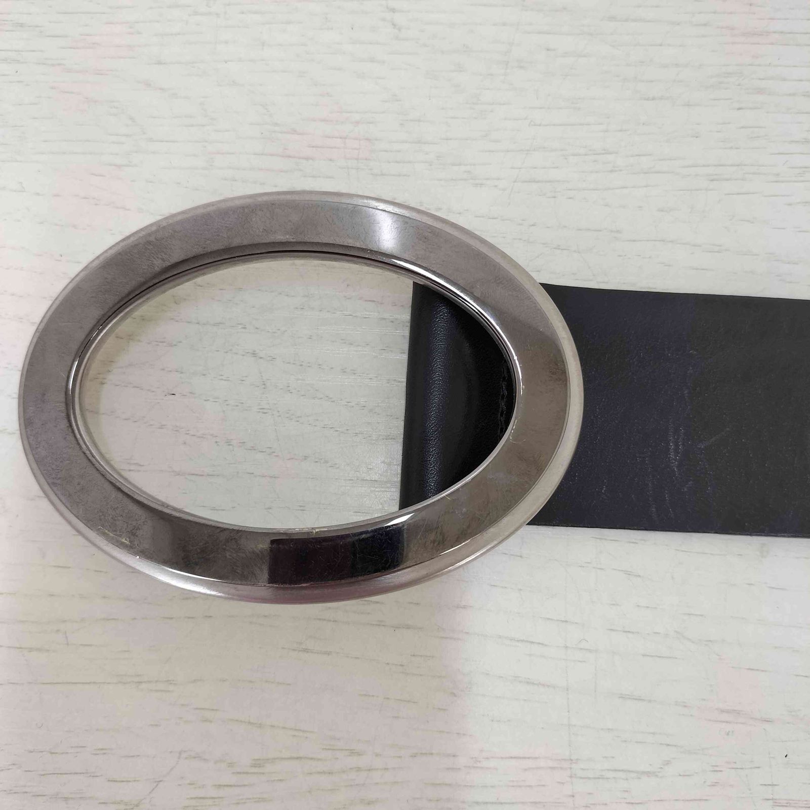 ドルチェアンドガッバーナ DOLCE&GABBANA 00s オーバルバックル レザー