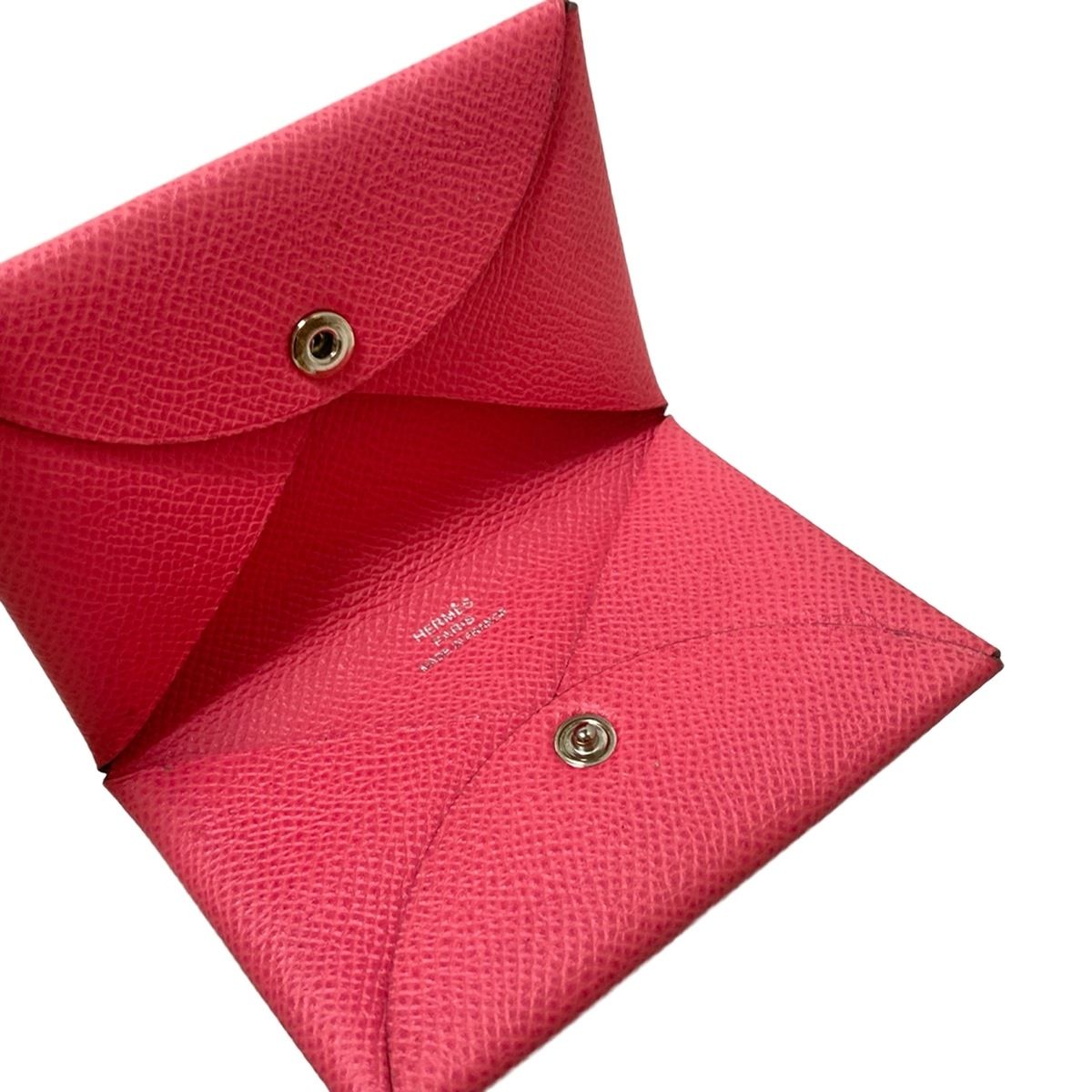 HERMES(エルメス) カードケース カルヴィ ローズアザレ - メルカリ