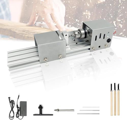 迅速に発送 旋盤機 ミニ 木工旋盤 ミニグラインダー 研磨機 旋盤機 金属用 彫刻機 ミニポリッシャー 旋盤 両頭グラインダー 多机能小旋盤 高精度 耐久性 DIY手作りセット旋盤 研磨研磨 仏珠打孔 ミニチュア彫刻 小型カット ミニ旋盤 29d1bd6f