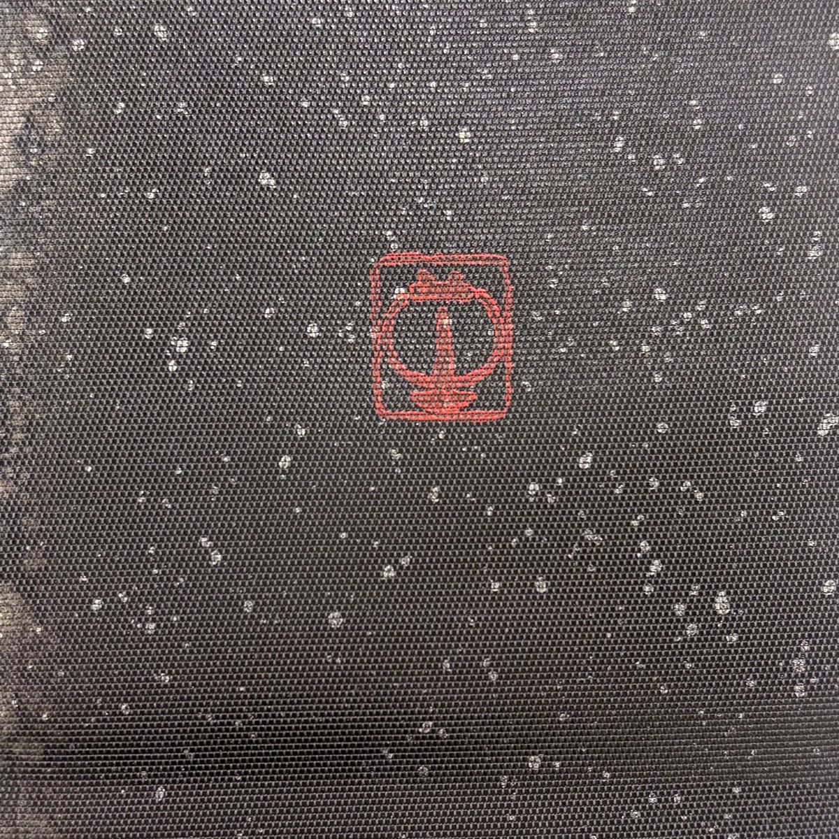 美品】 袋帯 秀品 落款 幾何学 生り物 箔 銀彩 濃紫 お太鼓柄 正絹