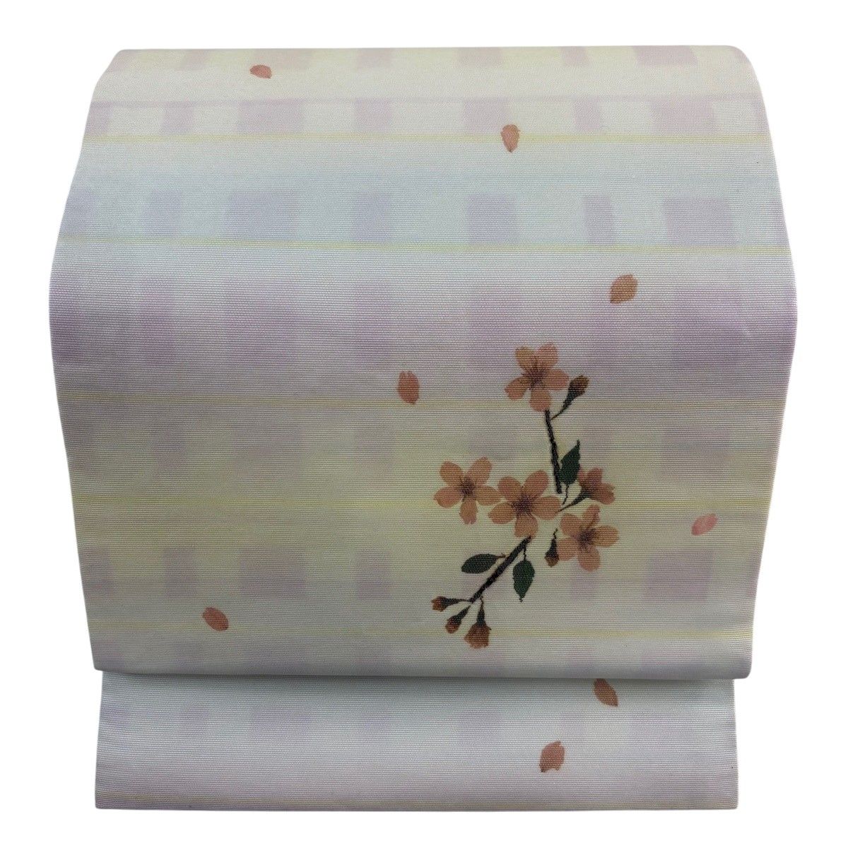 ¨̮⃝ 雀 舞桜花弁 アンティーク開き名古屋帯 昭和レトロ IMG_5341-230x172.jpg